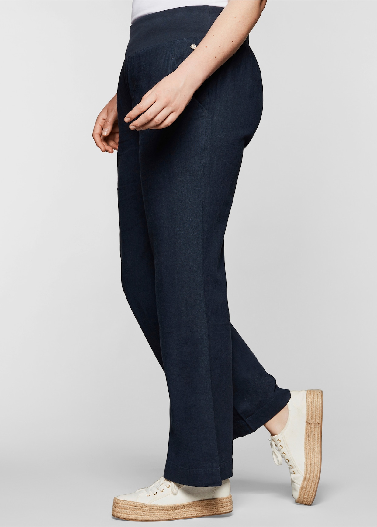 sheego Broek - nachtblauw