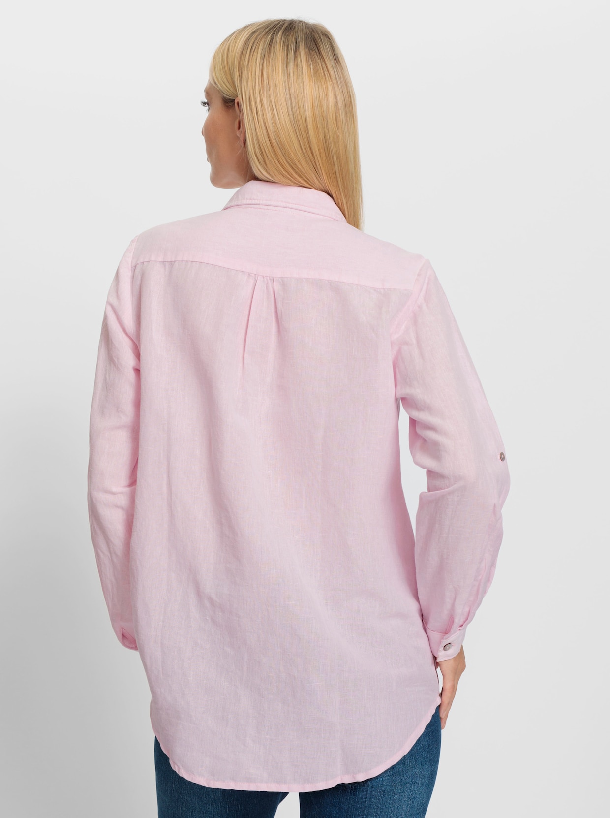 heine Hemdbluse - hellrosé
