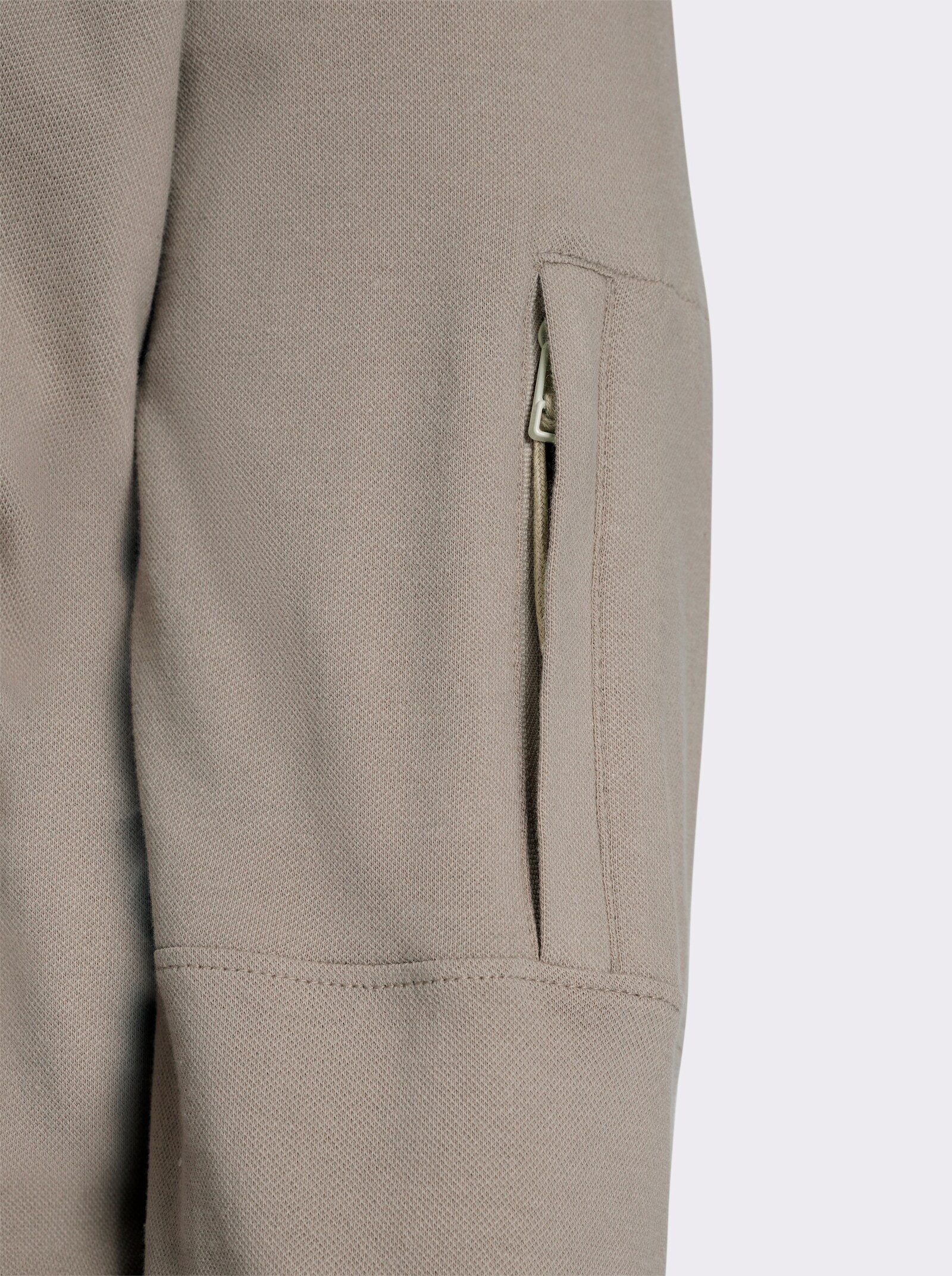 Catamaran Sports Sweatshirt mit Ärmeltasche - sesam