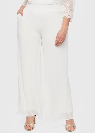 sheego Palazzohose - offwhite