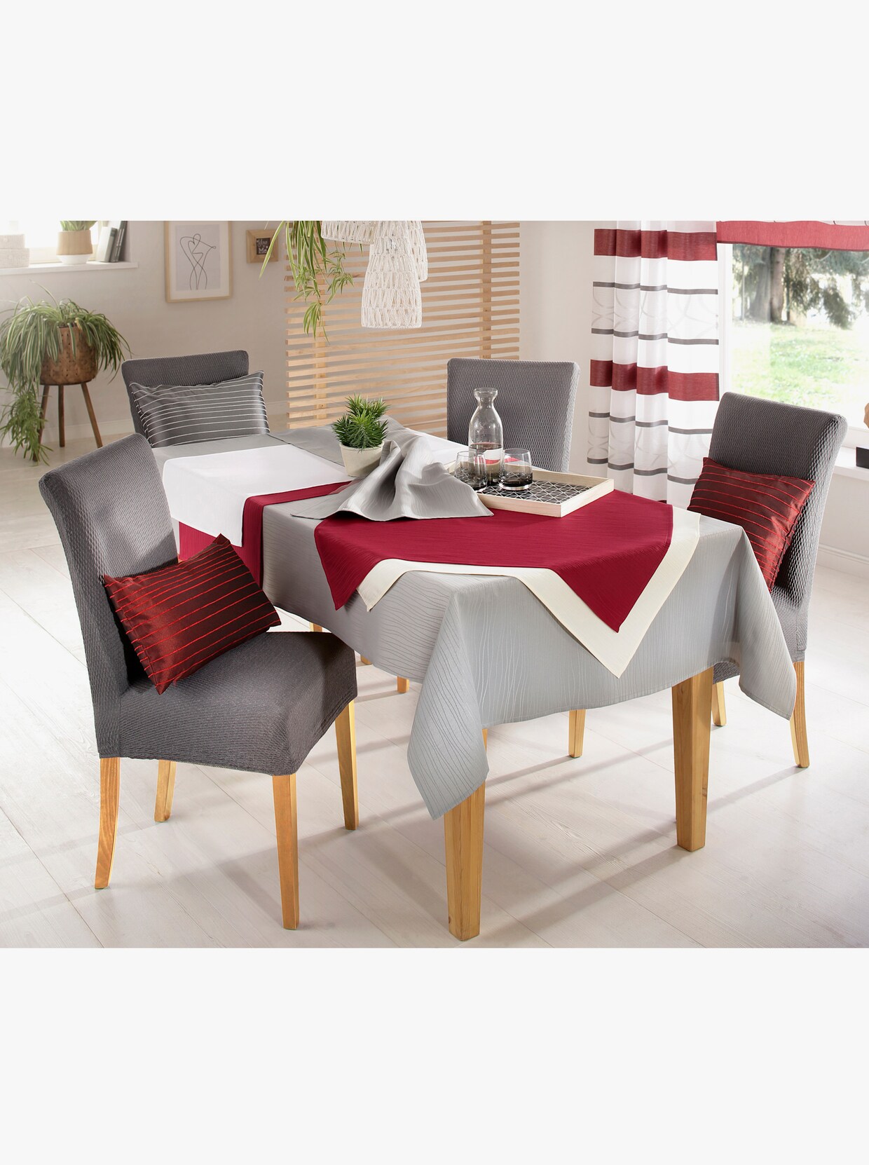 Dohle Tischdecke - silbergrau