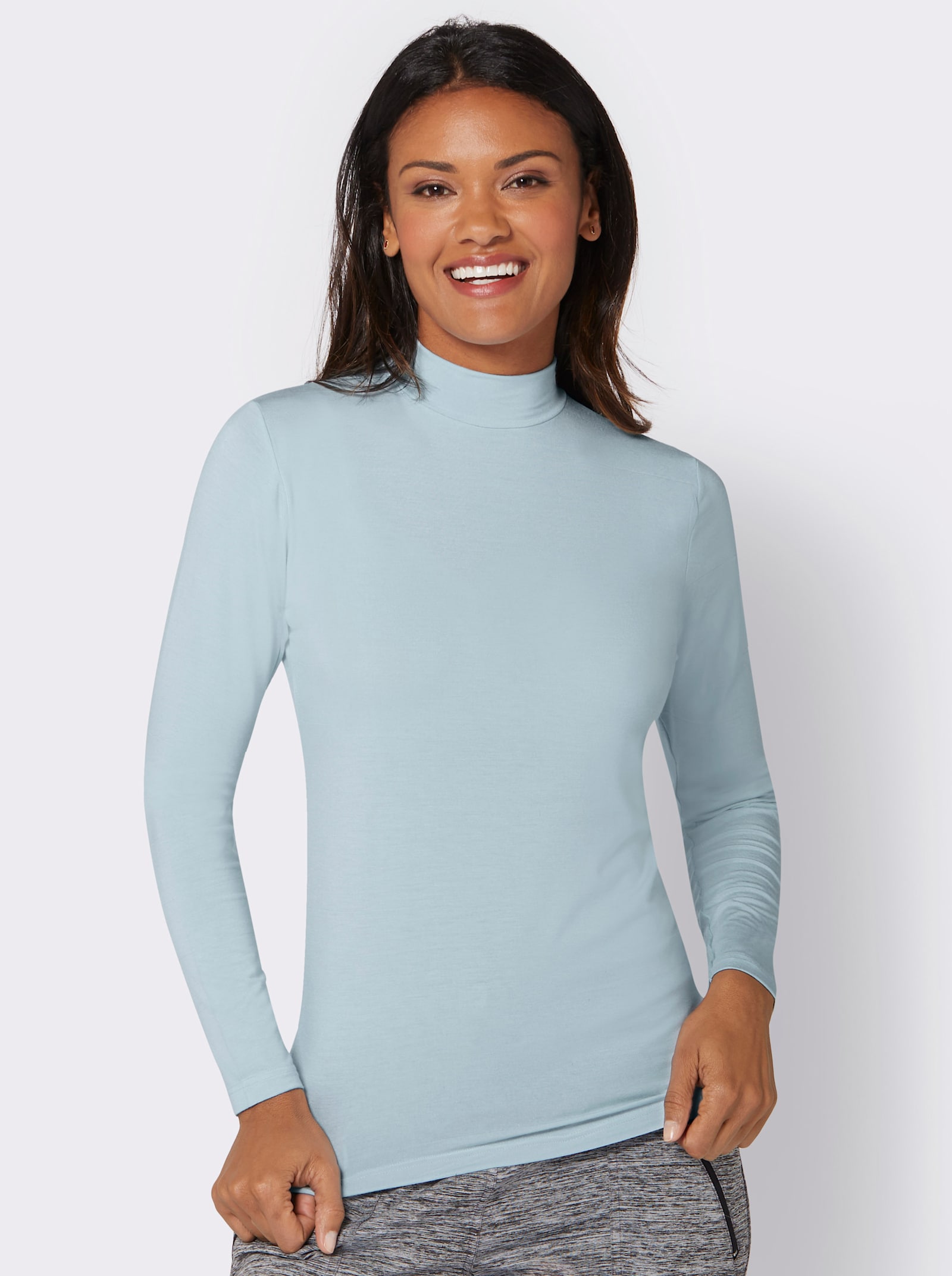 wäschepur Langarm Blazershirt - mint