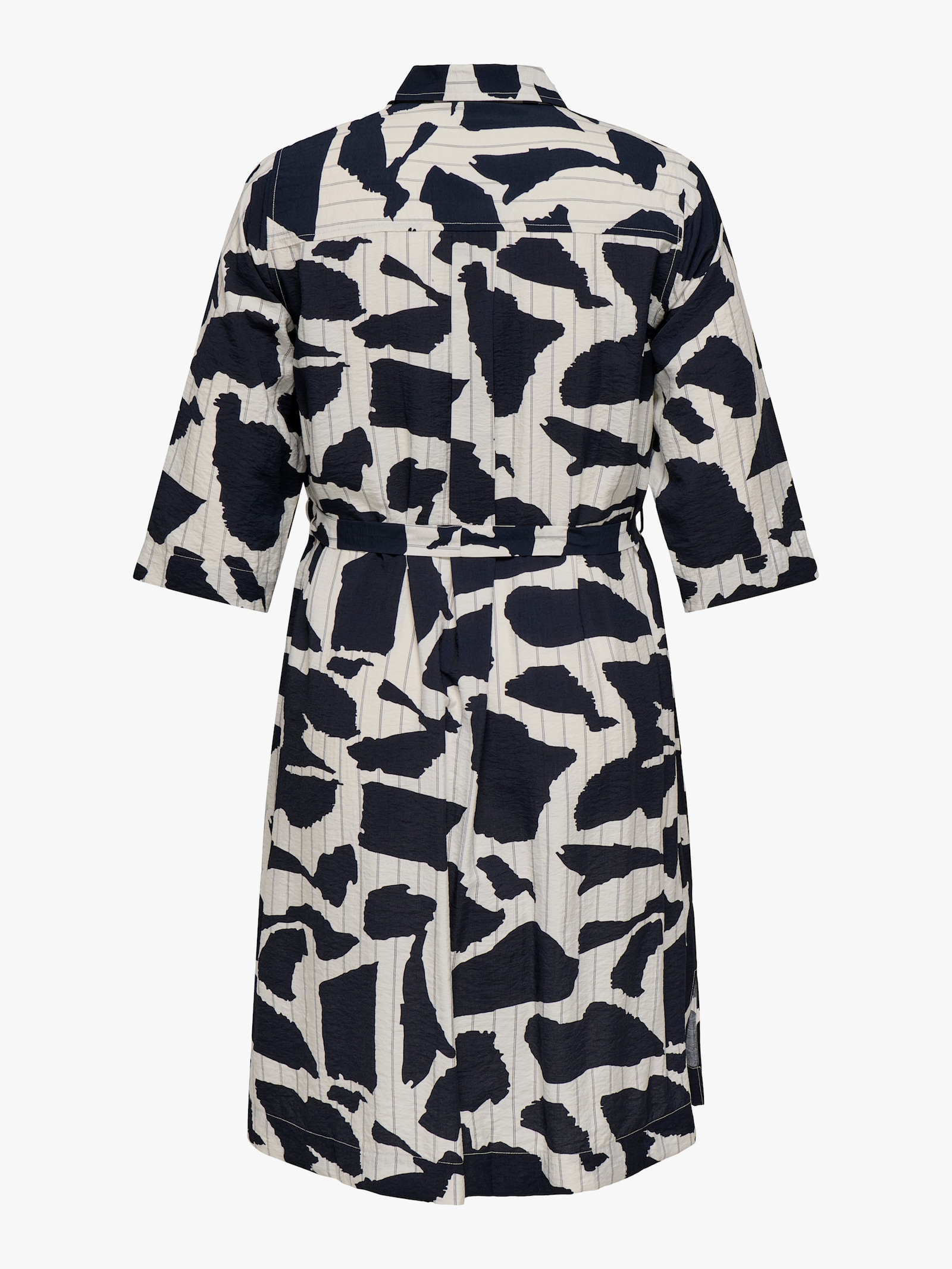 ONLY CARMAKOMA Sommerkleid - cloud dancer aop:graphic elements