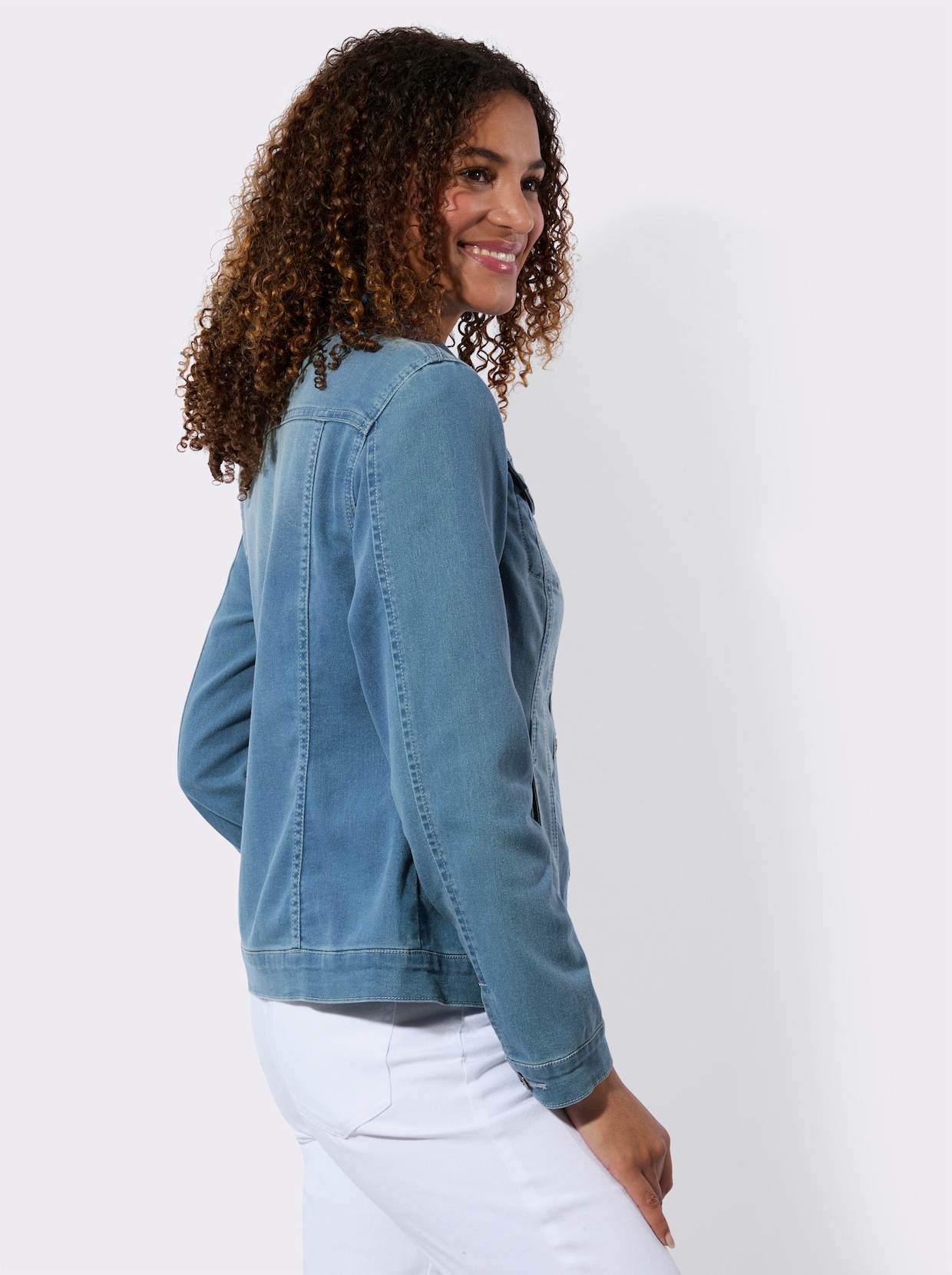Jeansjacke - blue-bleached