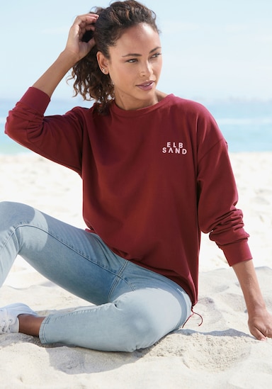Elbsand Sweatshirt - lie de vin