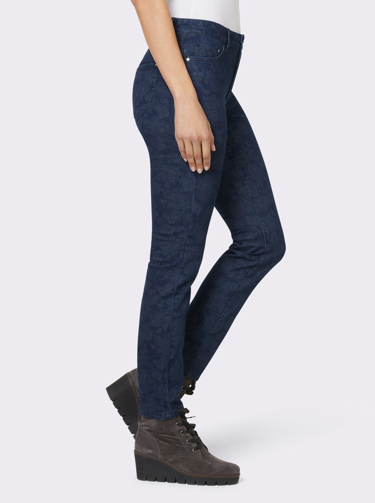 heine 5-pocketjeans - dark-blue