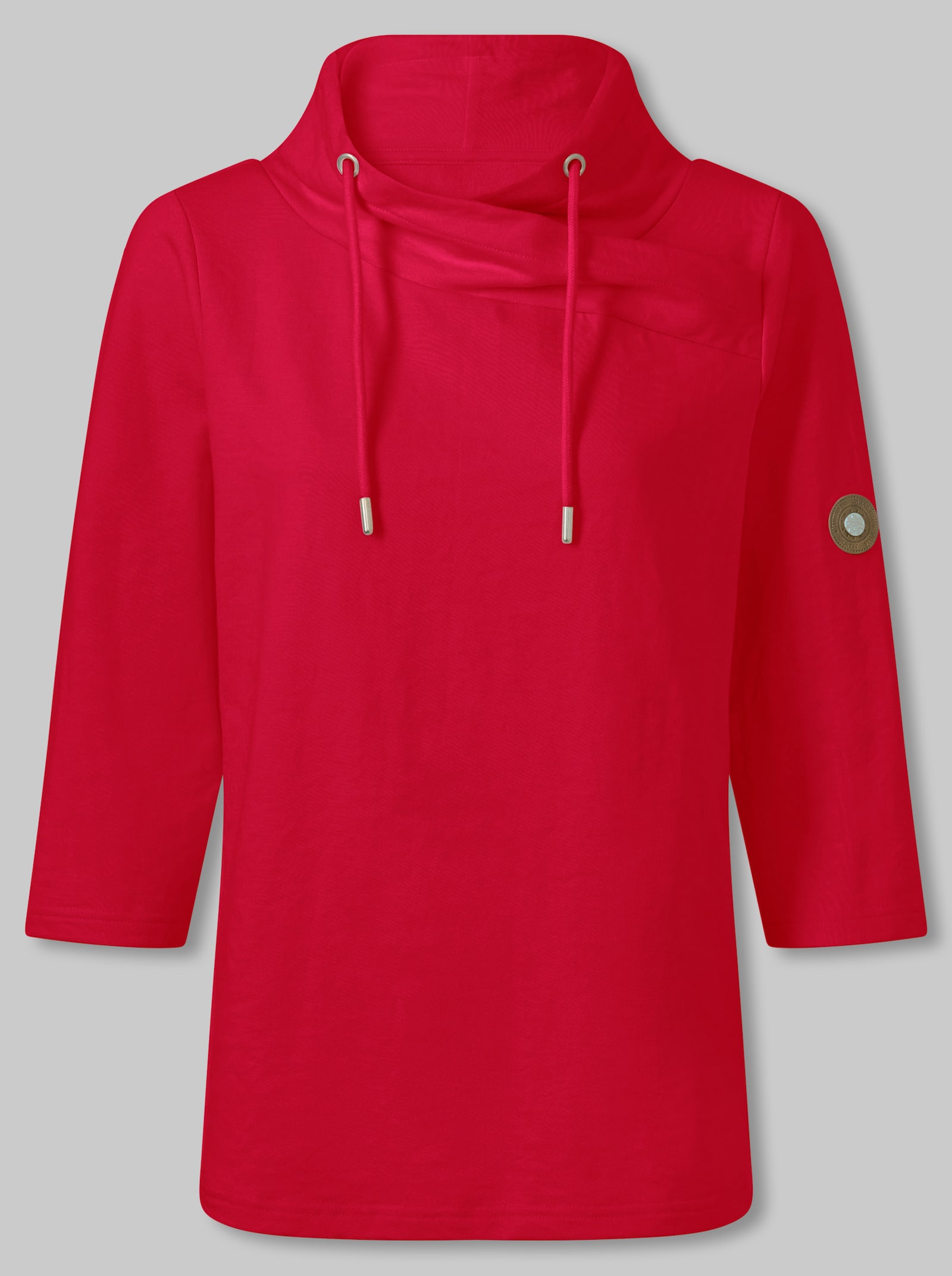 heine Sweatshirt mit Stehkragen - erdbeere