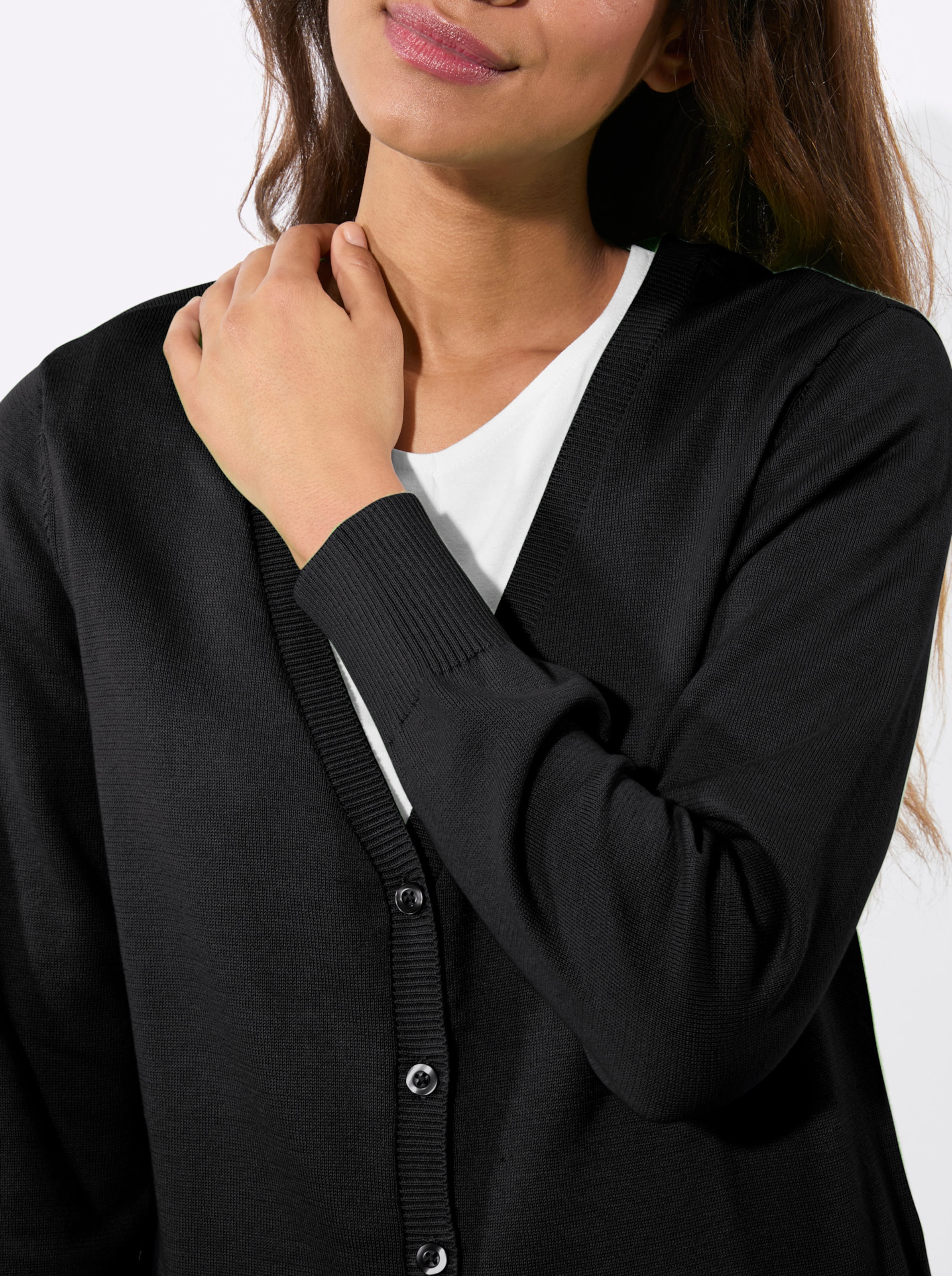 Thumbnail - Longstrickjacke