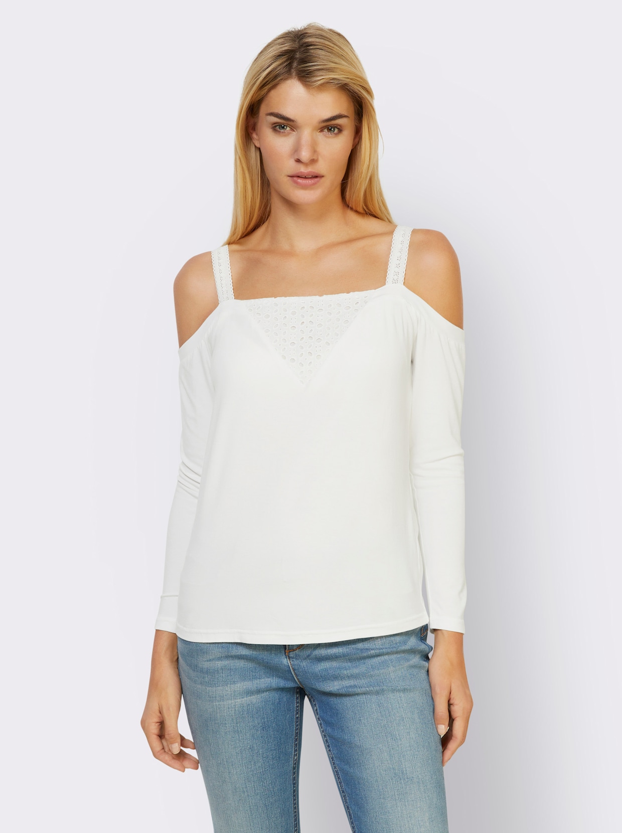 heine Carmenshirt - ecru