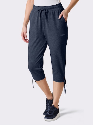 Catamaran Sports Freizeithose mit Schleife am Beinabschluss - dunkelblau-meliert