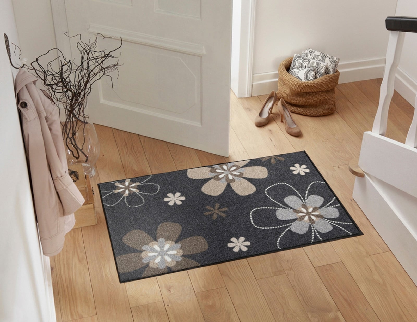 Salonloewe Fußmatte - anthrazit-natur