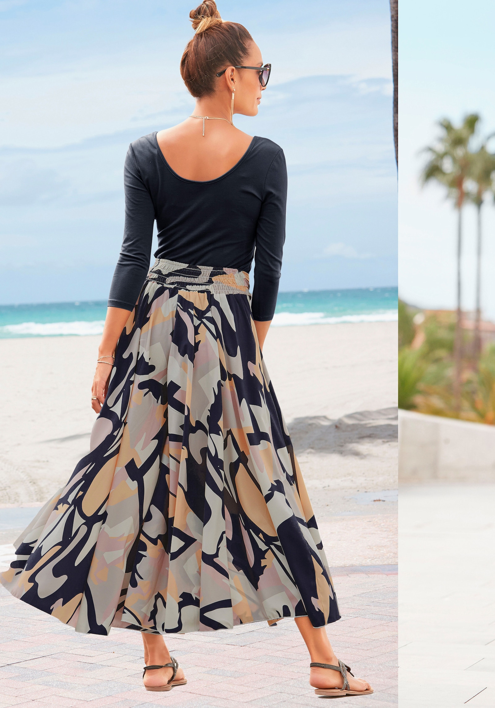 LASCANA Jupe-short - imprimé