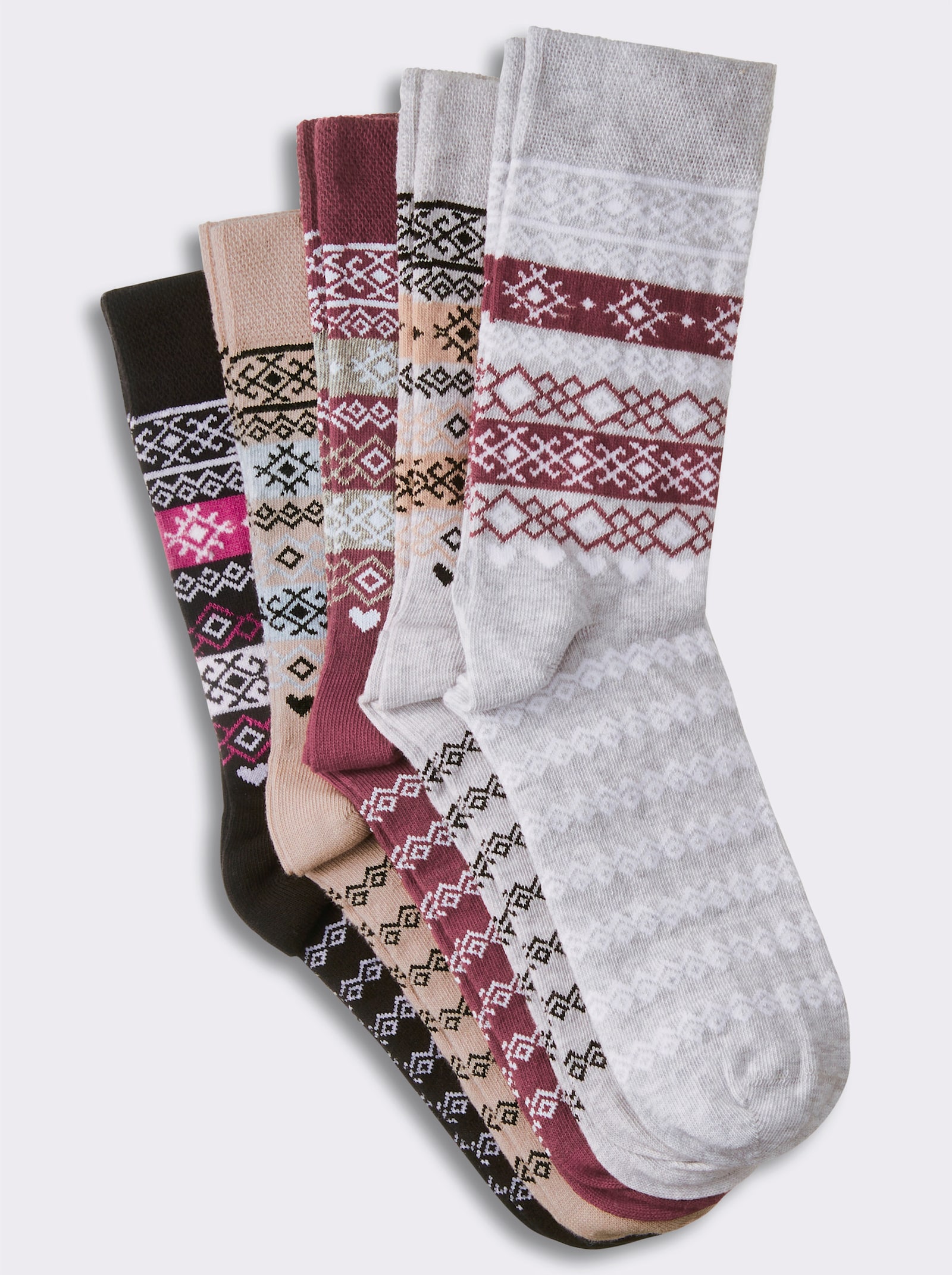 wäschepur Socken - farbig-sortiert