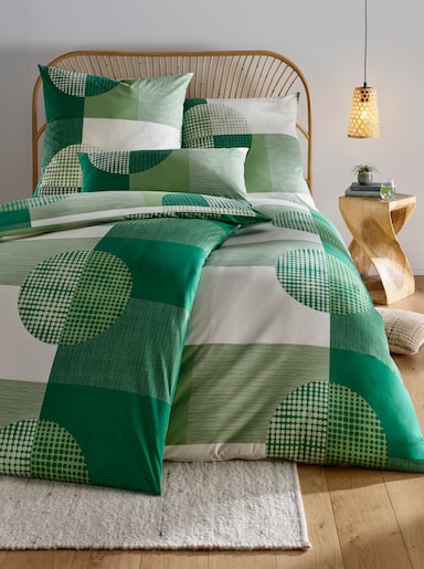 heine home Linge de lit - vert-écru