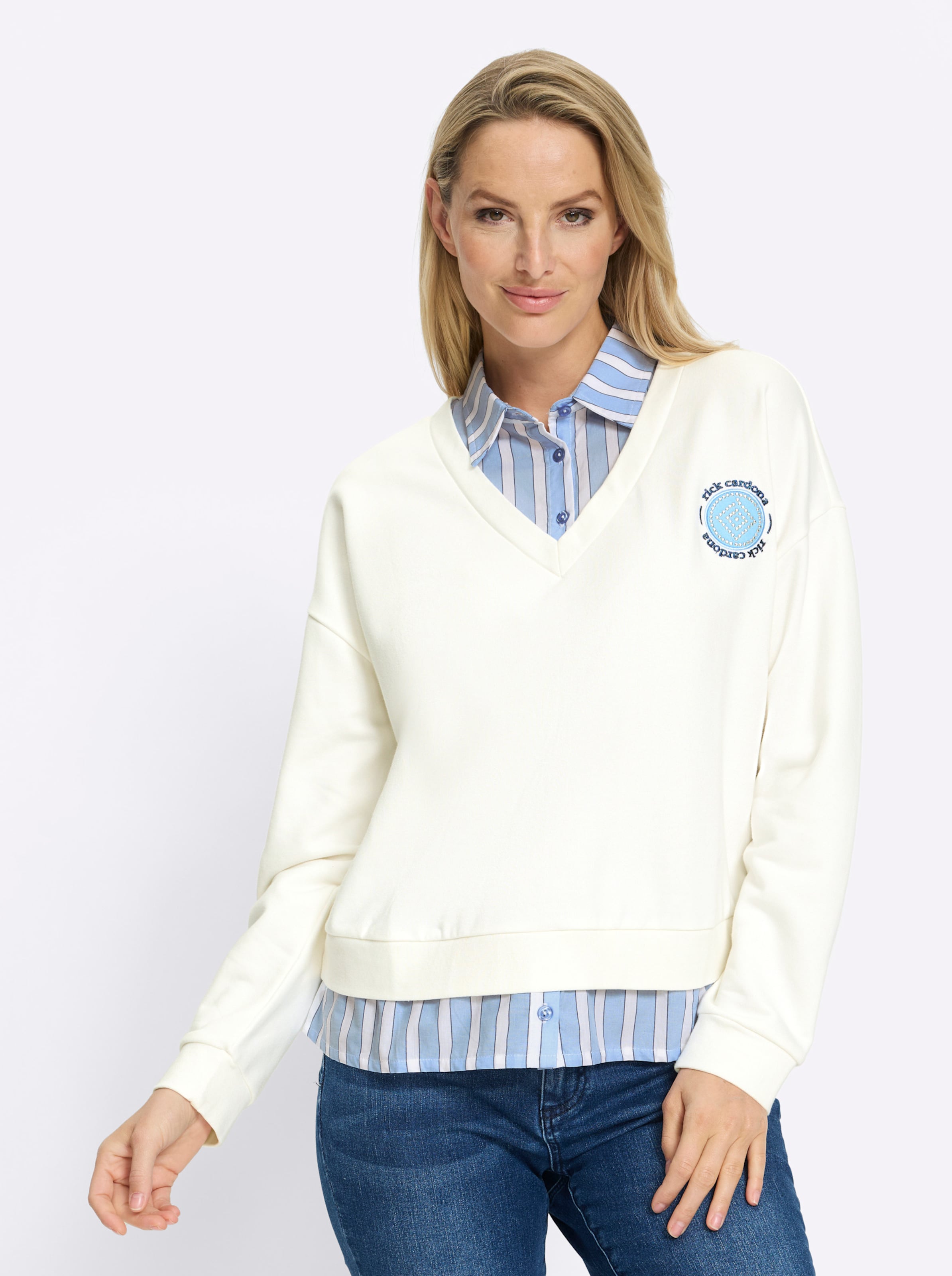 2-in-1-Langarmshirt