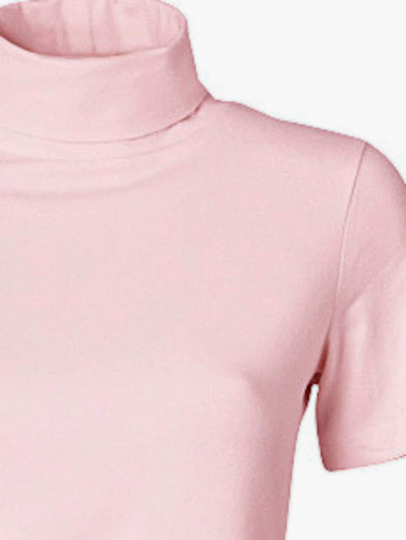 heine Colshirt in getailleerd model - roze