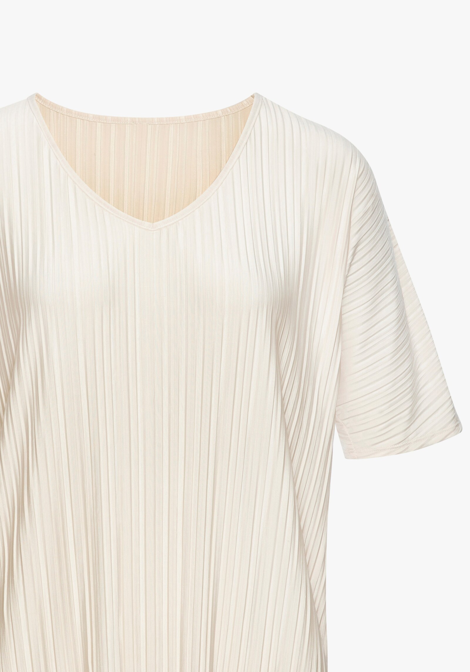 LASCANA Plisséshirt - crème