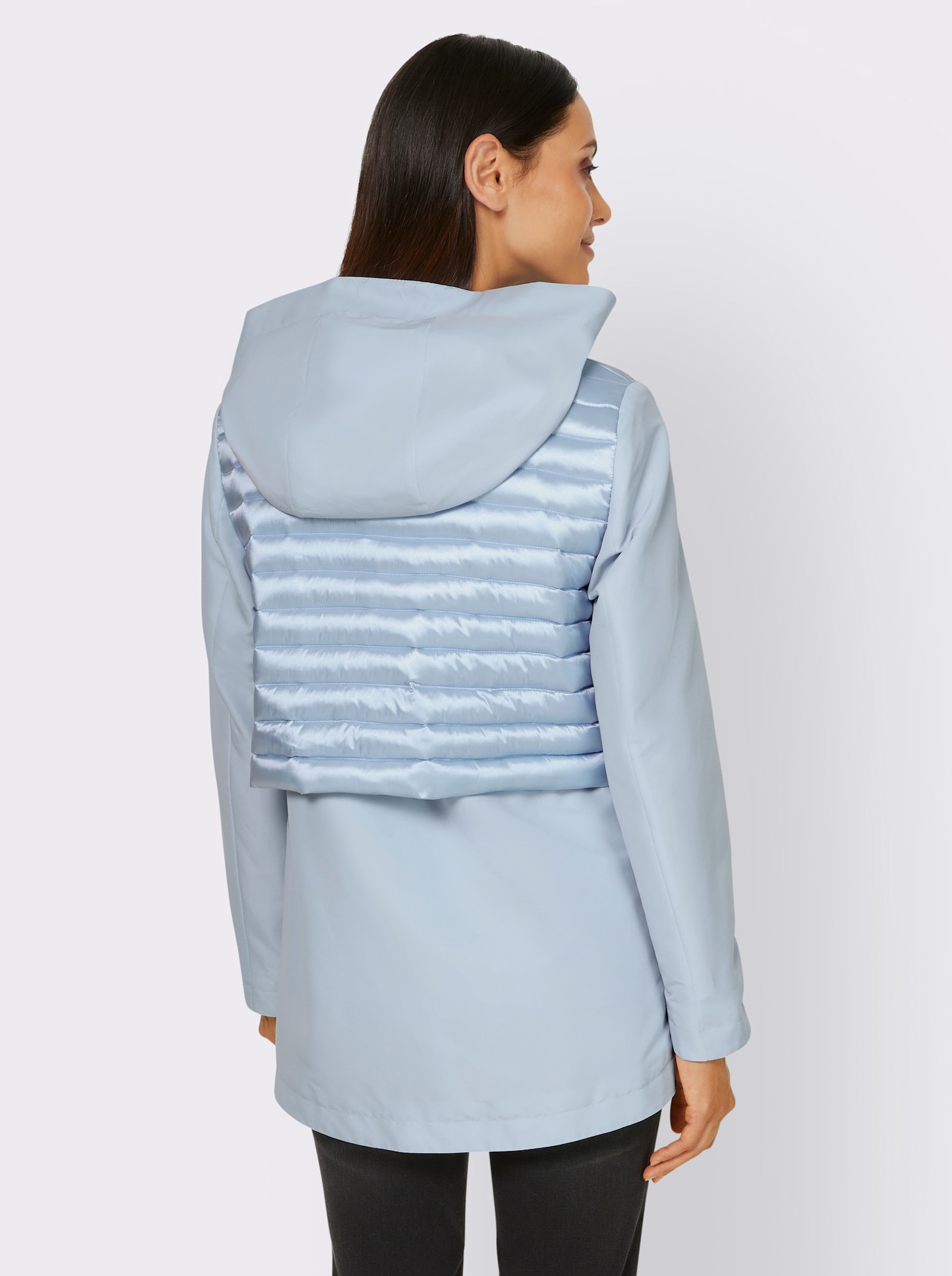 heine Outdoorjacke in 2-in-1-Optik, gesteppt - hellblau