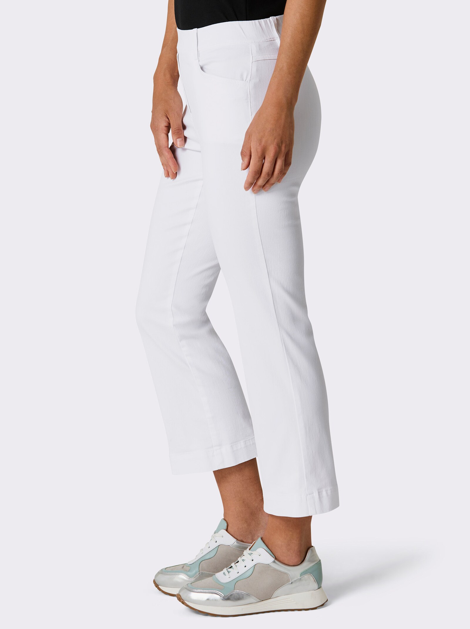 Ascari Schlupfjeans in 7/8-Länge - weiß
