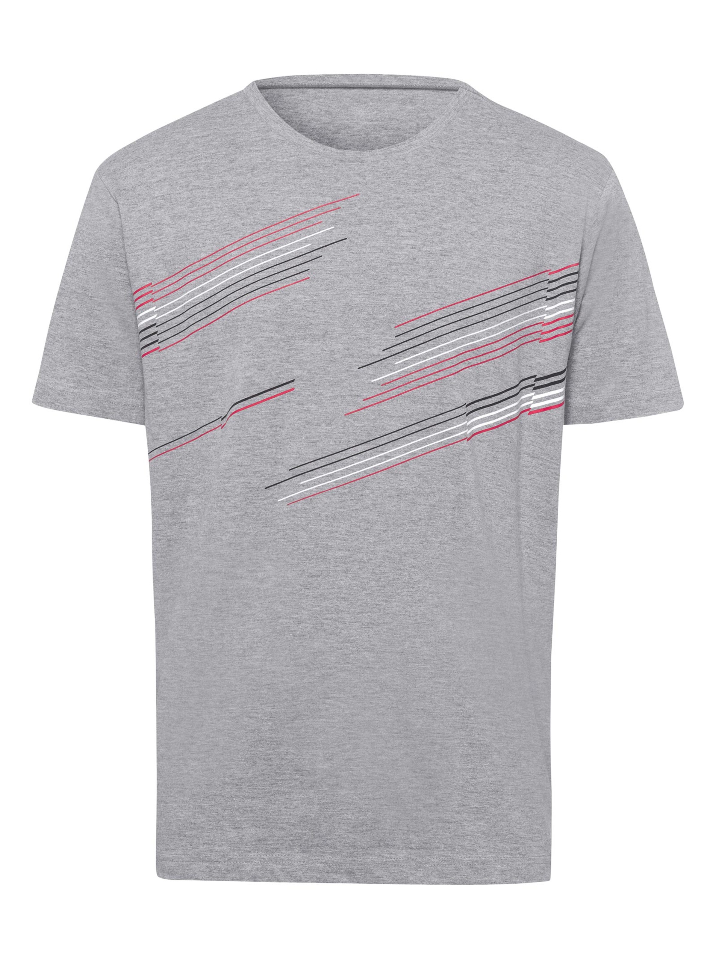 Freizeitshirt - hellgrau-meliert