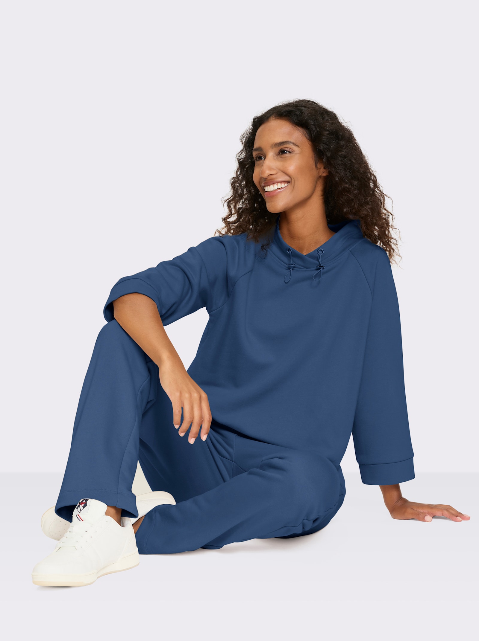 heine Anzug aus Sweatware - jeansblau