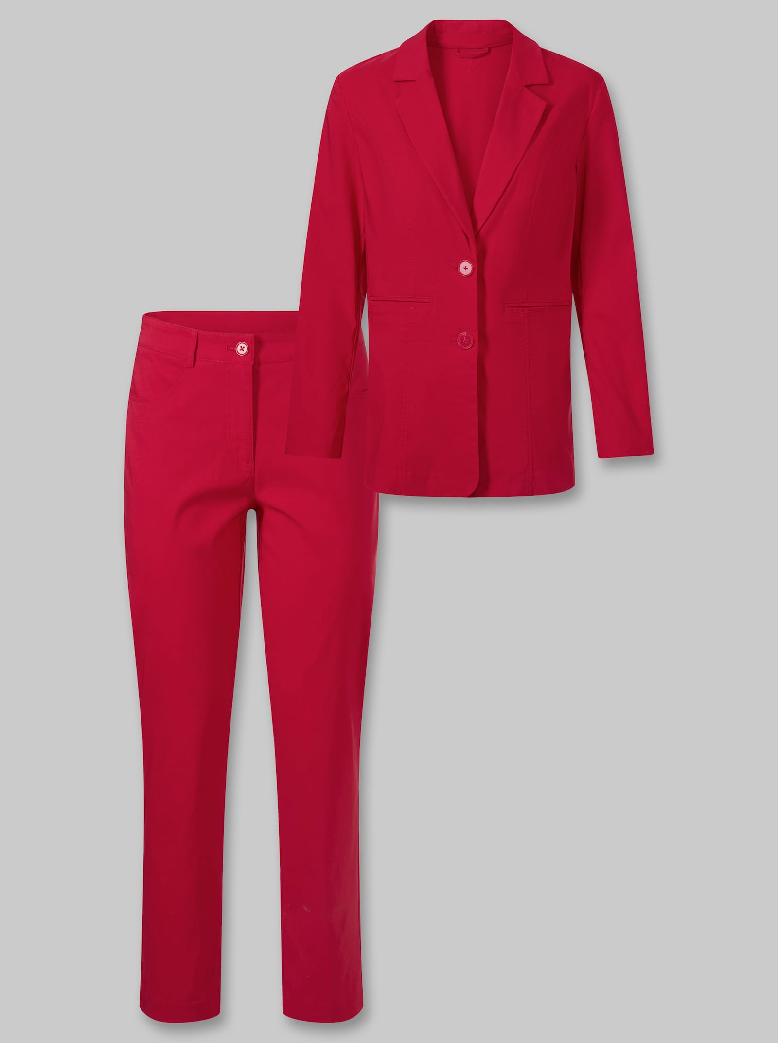 heine Hosenanzug in bequemer Stretch-Qualität - rot