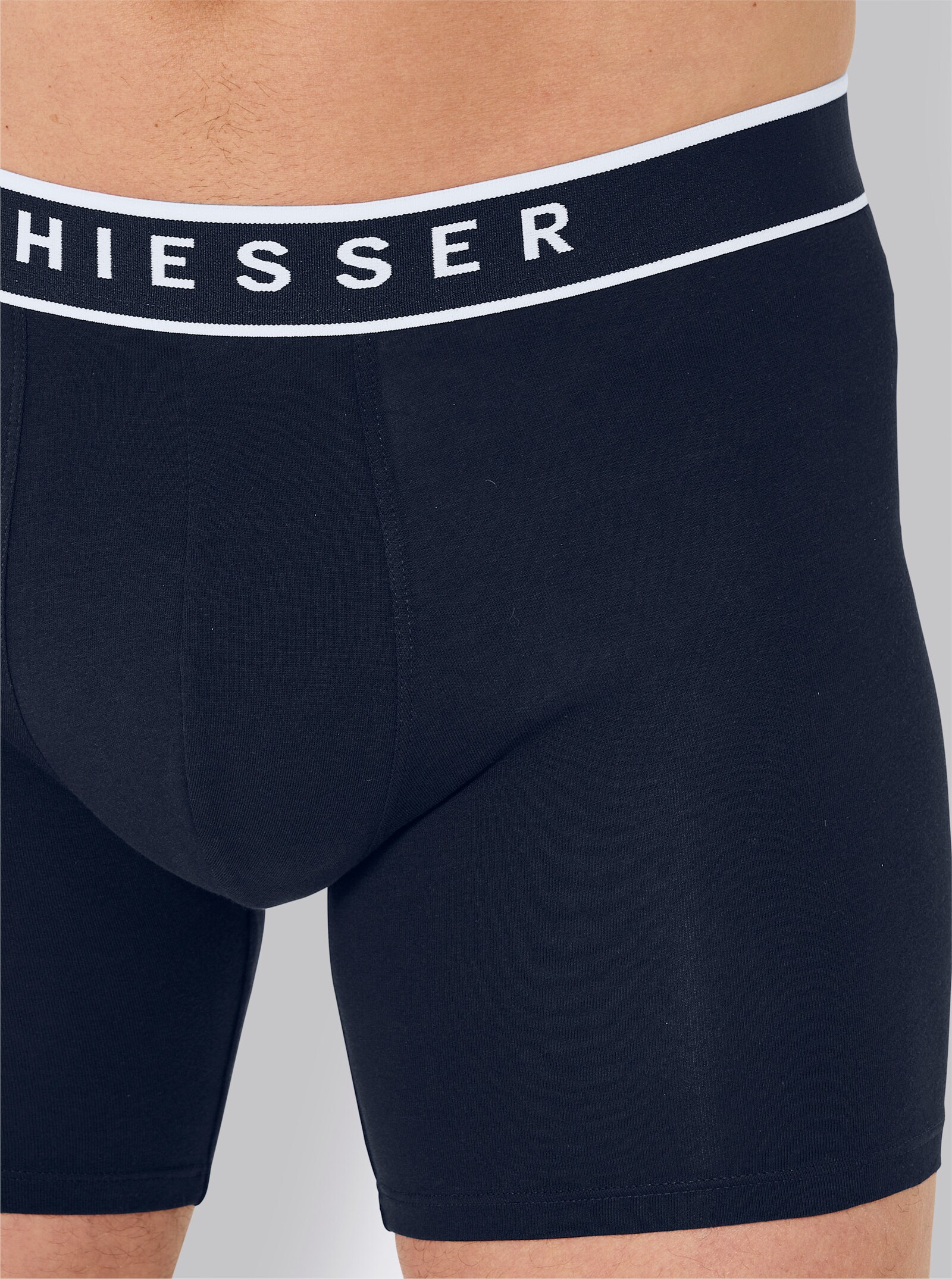 Schiesser Longpanty aus Single-Jersey - marine