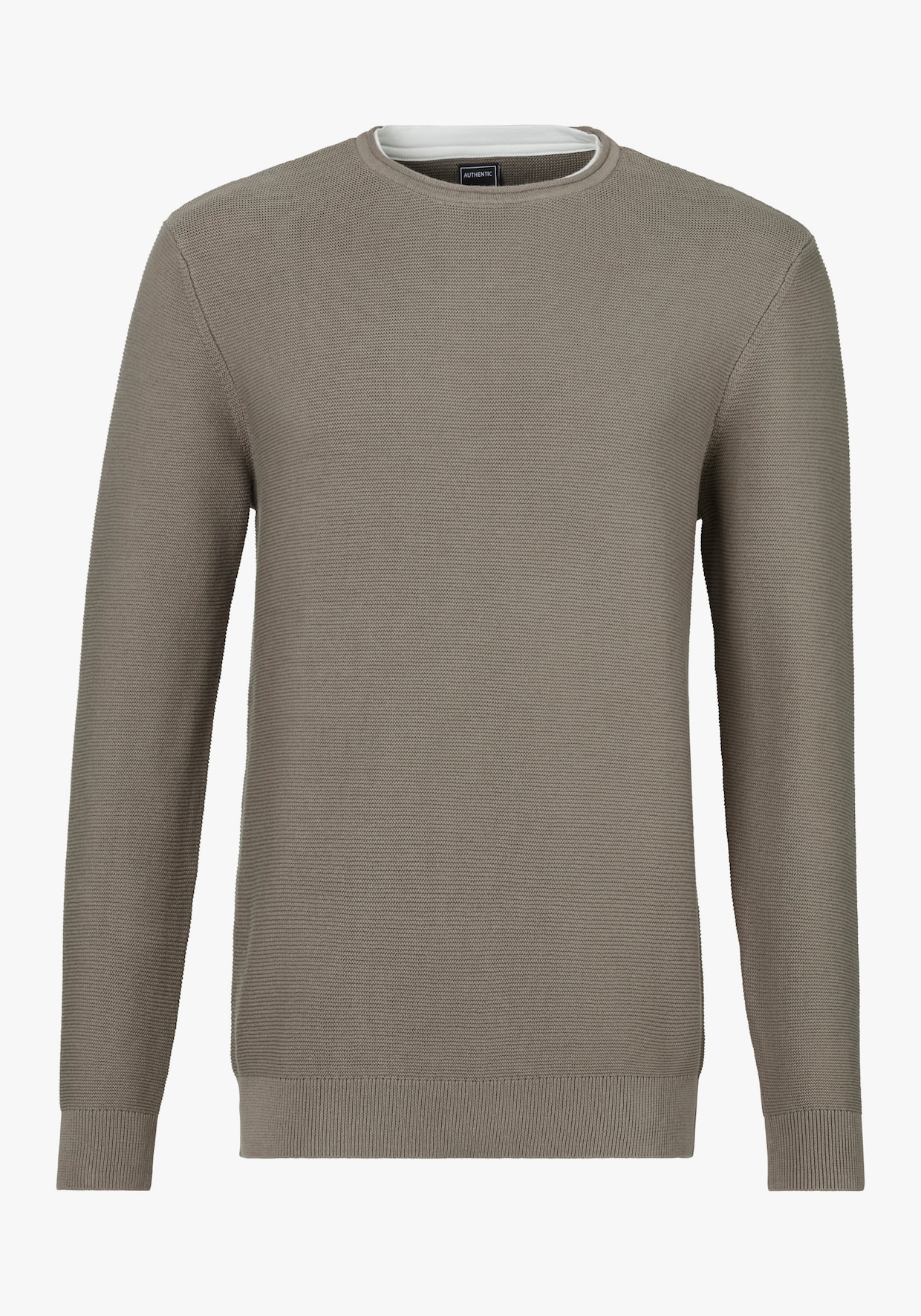 AUTHENTIC LE JOGGER Strickpullover - khaki