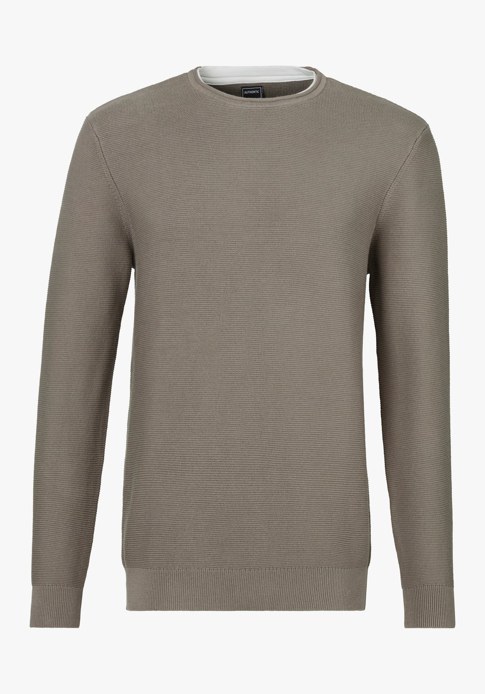 AUTHENTIC LE JOGGER Strickpullover - khaki