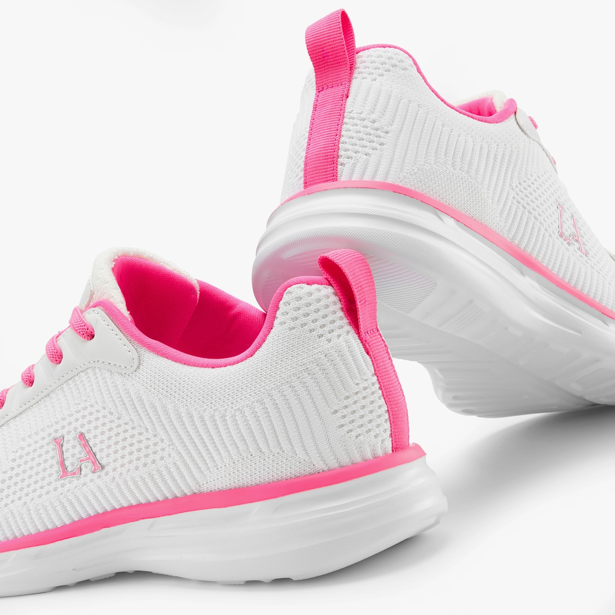 LASCANA Sneaker - weiß/pink