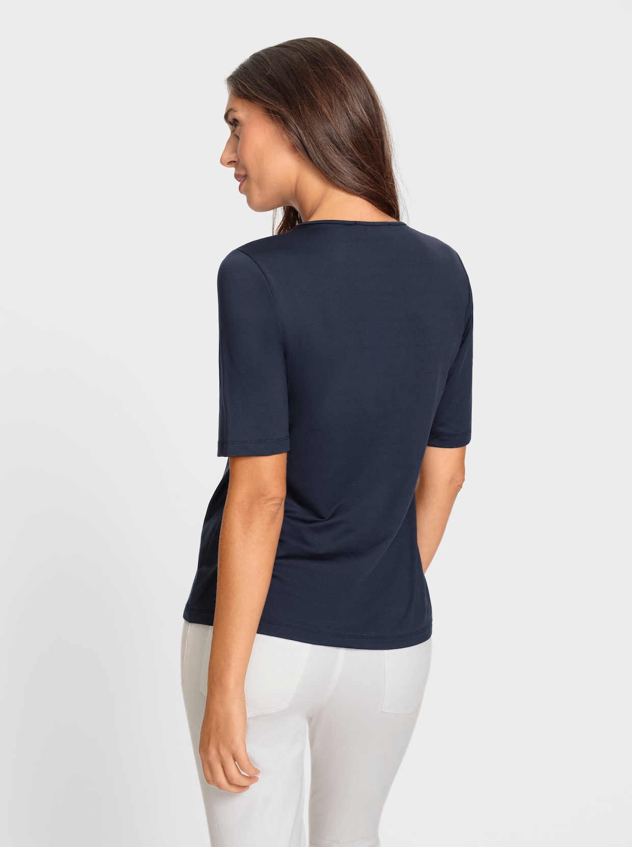 heine Kurzarmshirt - marine