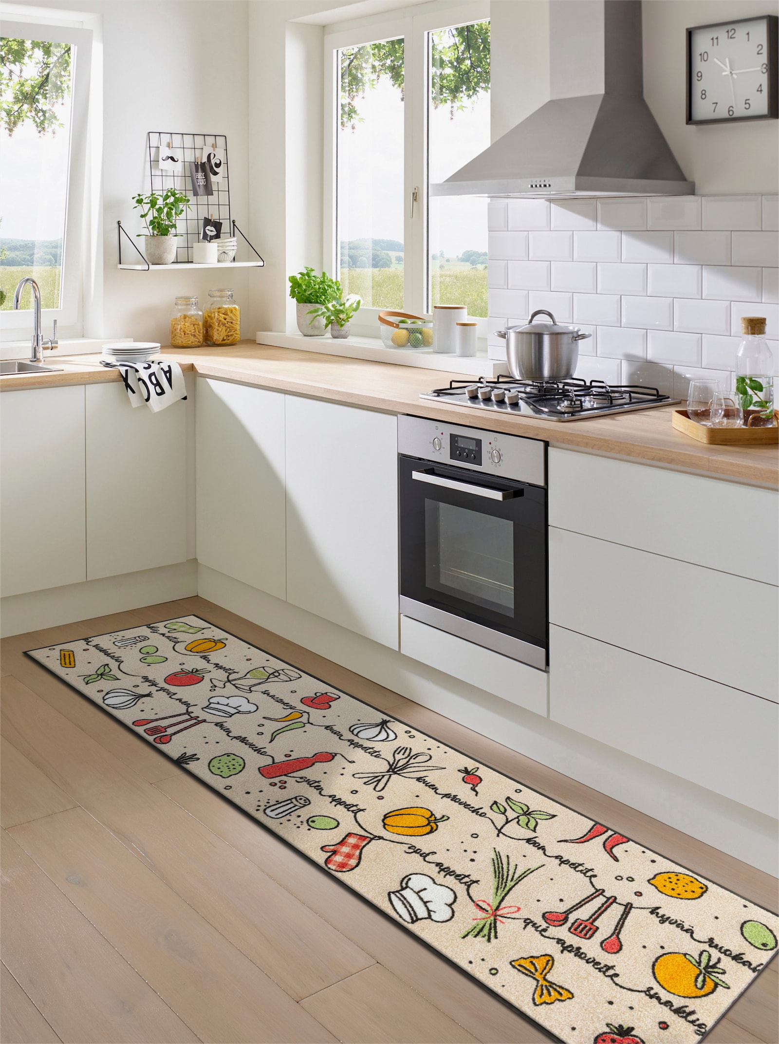 wash+dry by Kleen-Tex Fußmatte - ecru-bunt