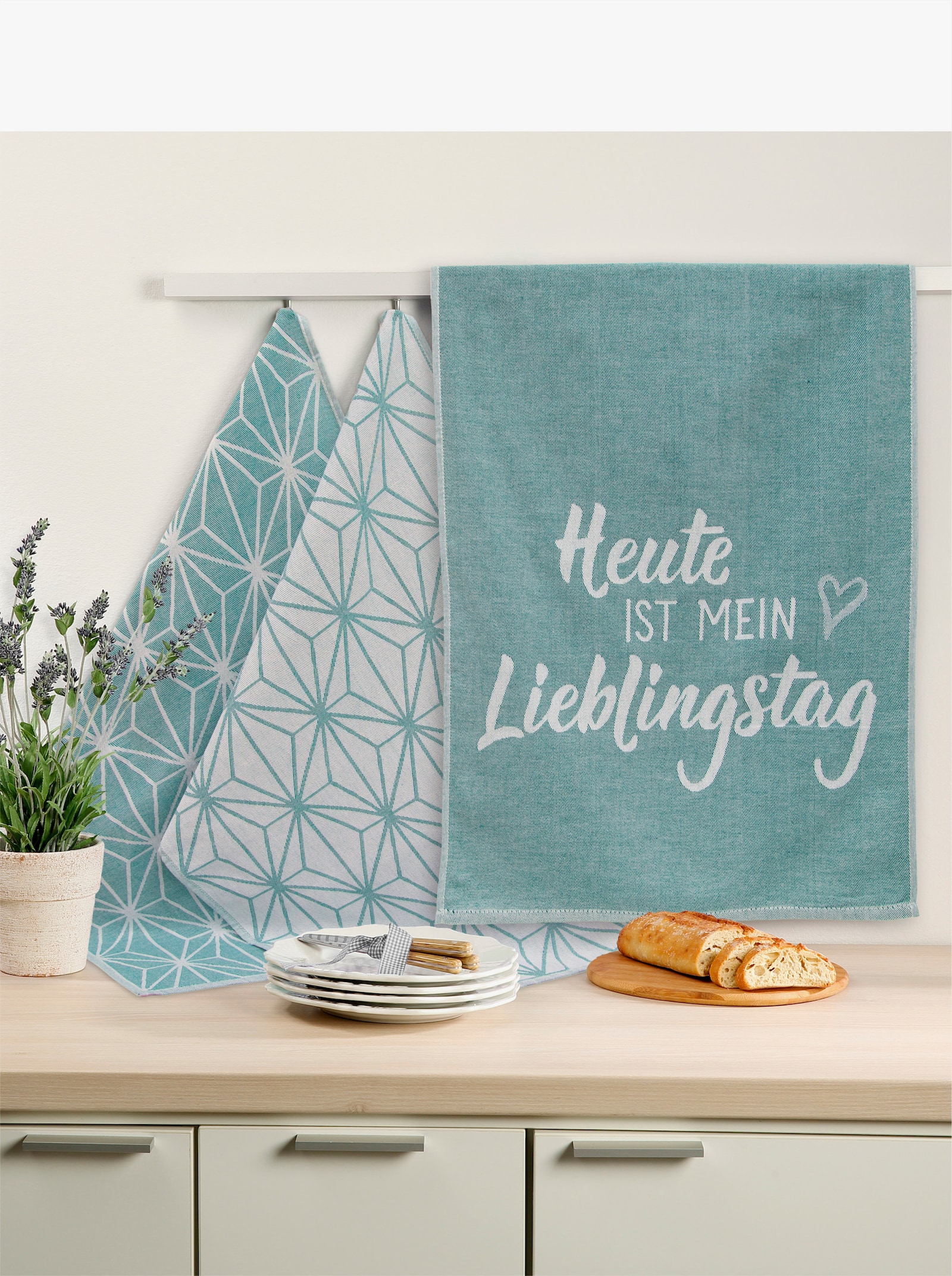 Geschirrtücher - türkis