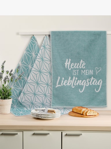Geschirrtücher - türkis