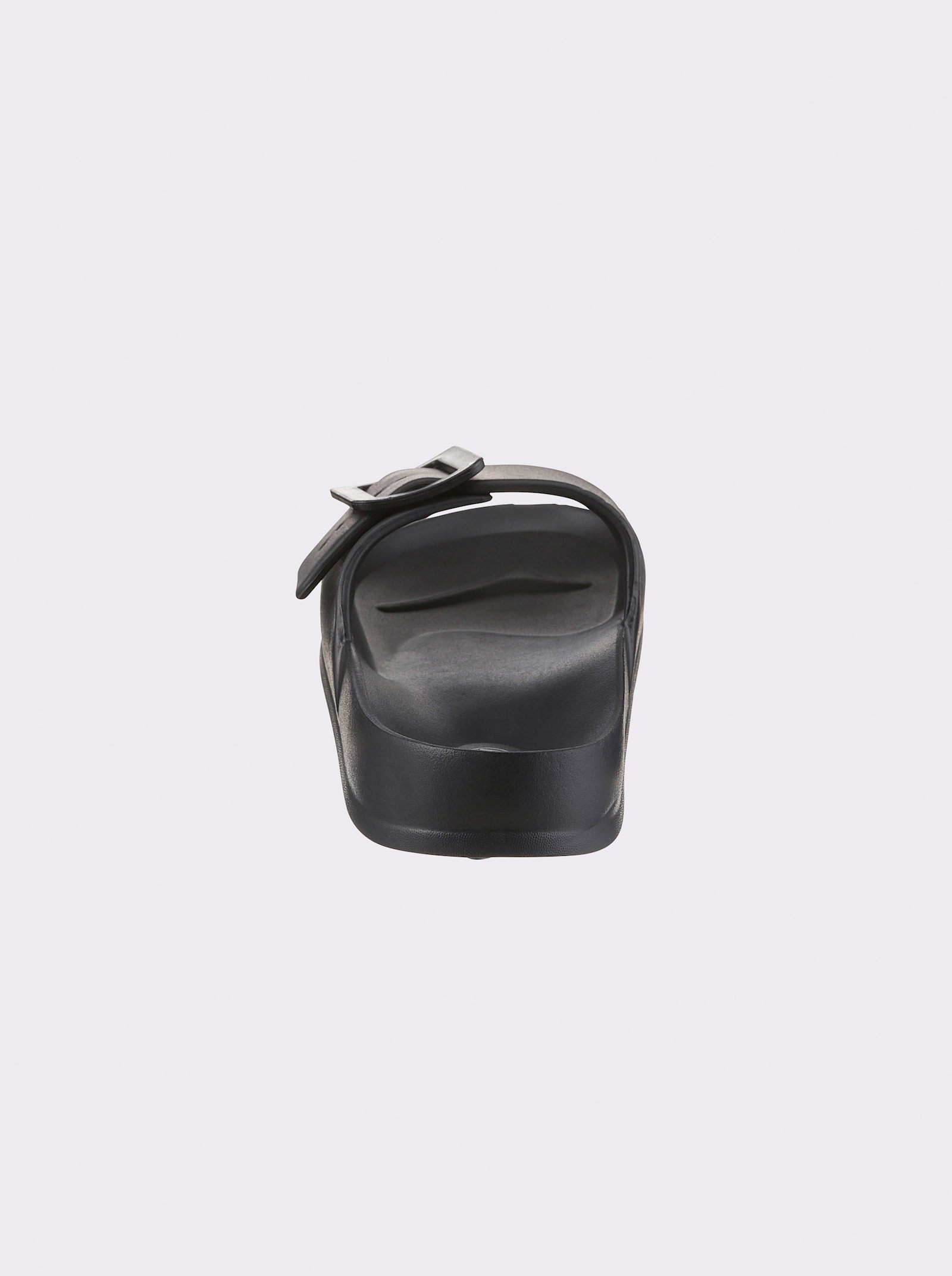 Fashy Badepantolette mit verstellbarem Riemen - schwarz