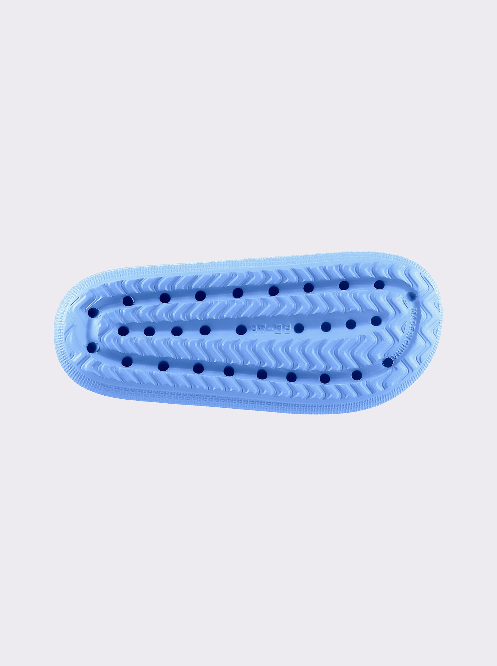 Fashy Badepantolette aus flexiblem Material - eisblau