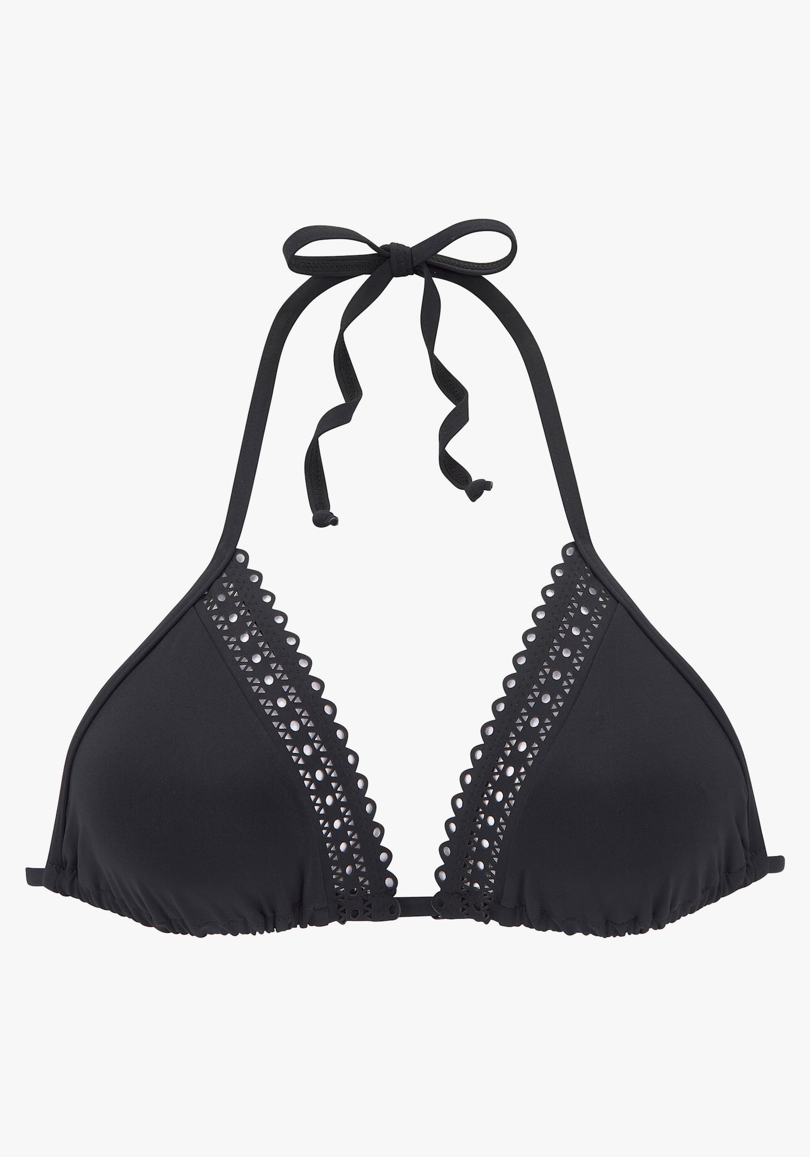 s.Oliver Triangel-Bikini-Top - schwarz