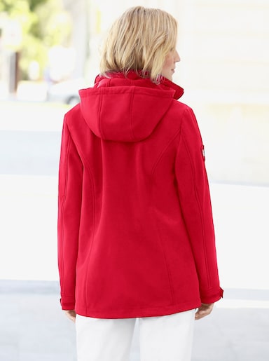 Softshelljacke mit Fleece-Futter - rot