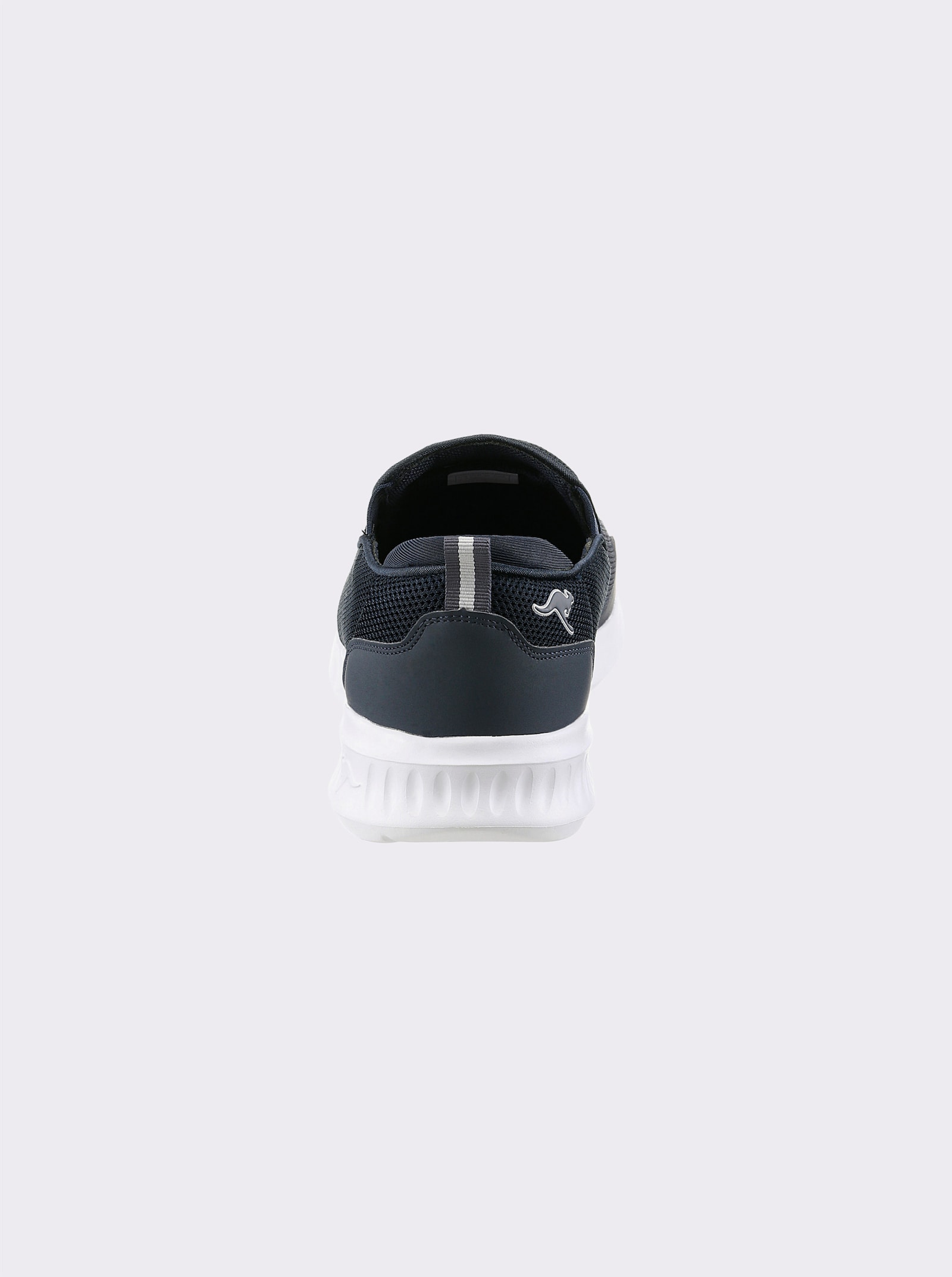 KangaROOS Slipper im Mix aus Synthetik und Lederimitat - marine