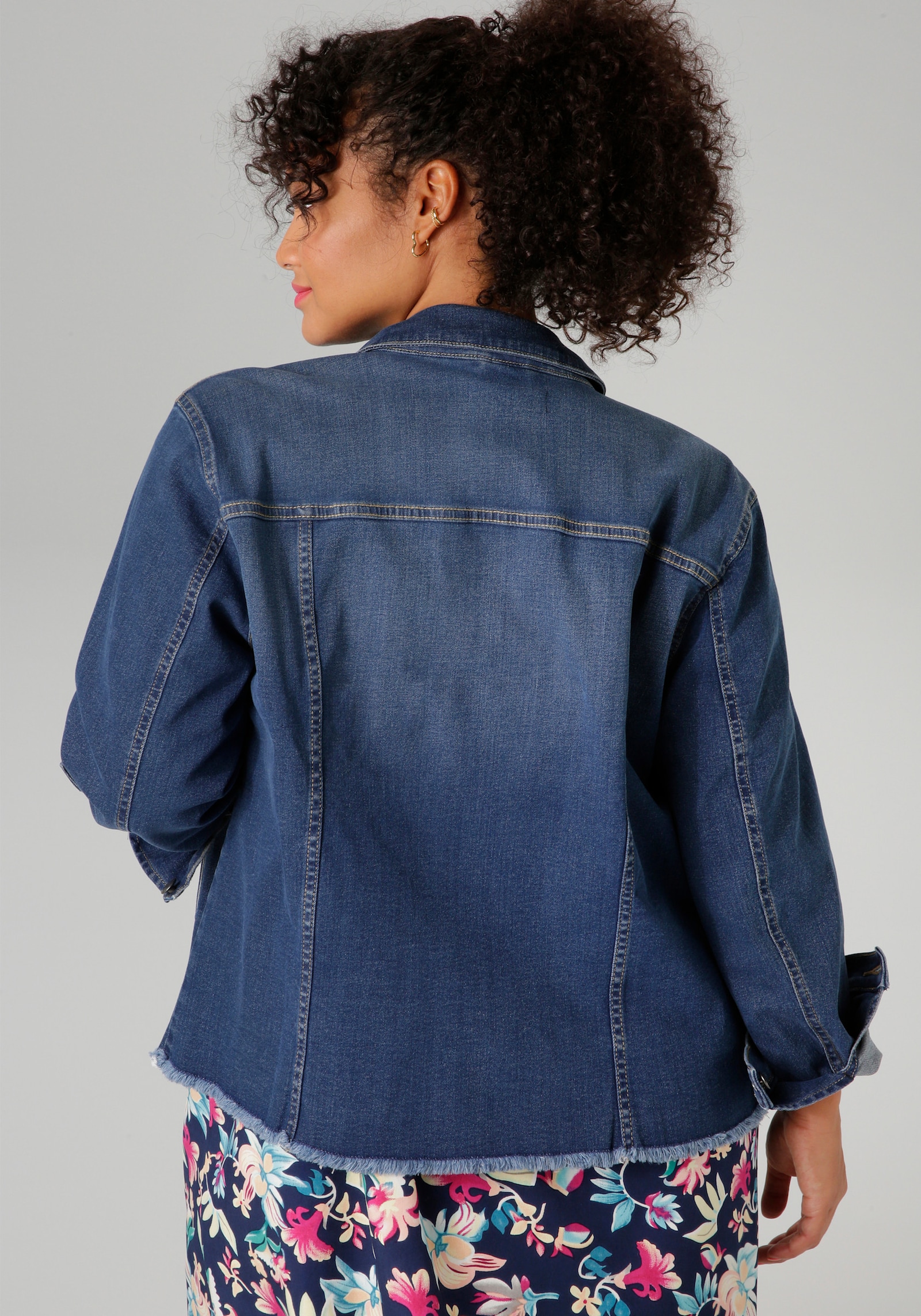 Aniston PLUS Jeansjacke - blue