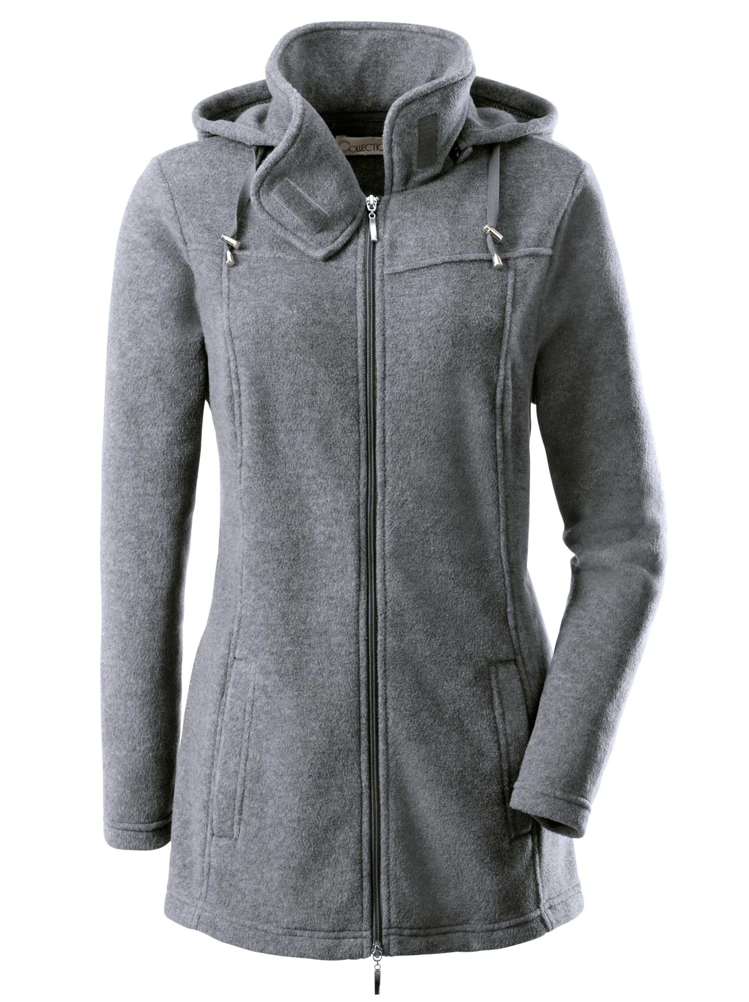 Collection L Fleece-Jacke in grau-meliert | WITT WEIDEN
