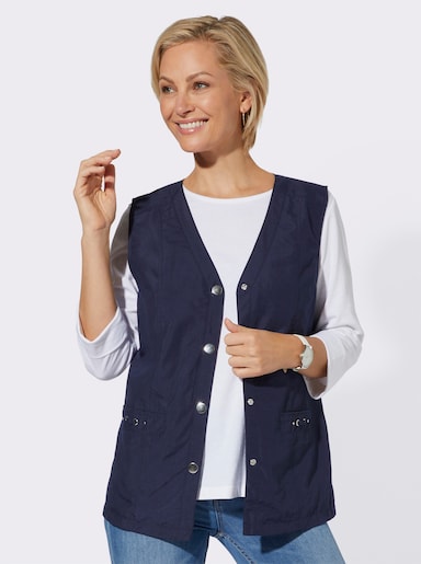 Funktionsweste in Microfaser-Qualität - marine