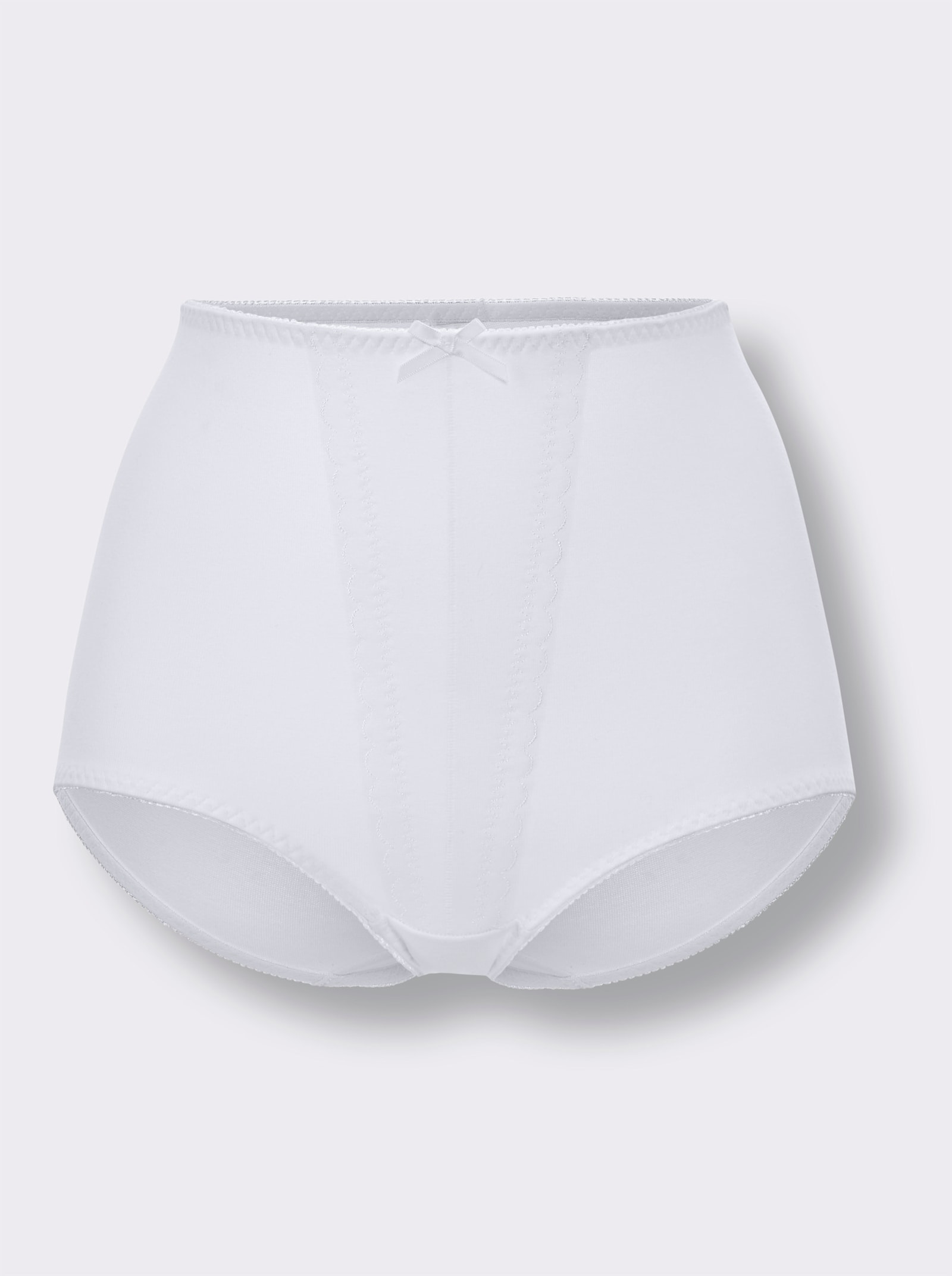 Miederhose mit leichtem Shaping-Effekt - weiß