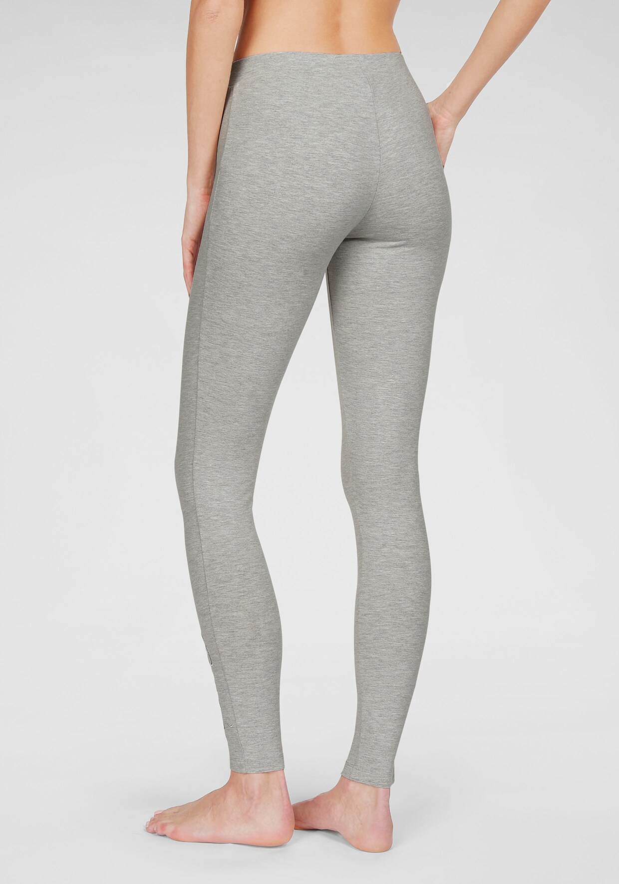 Legging - lichtgrijs gemêleerd