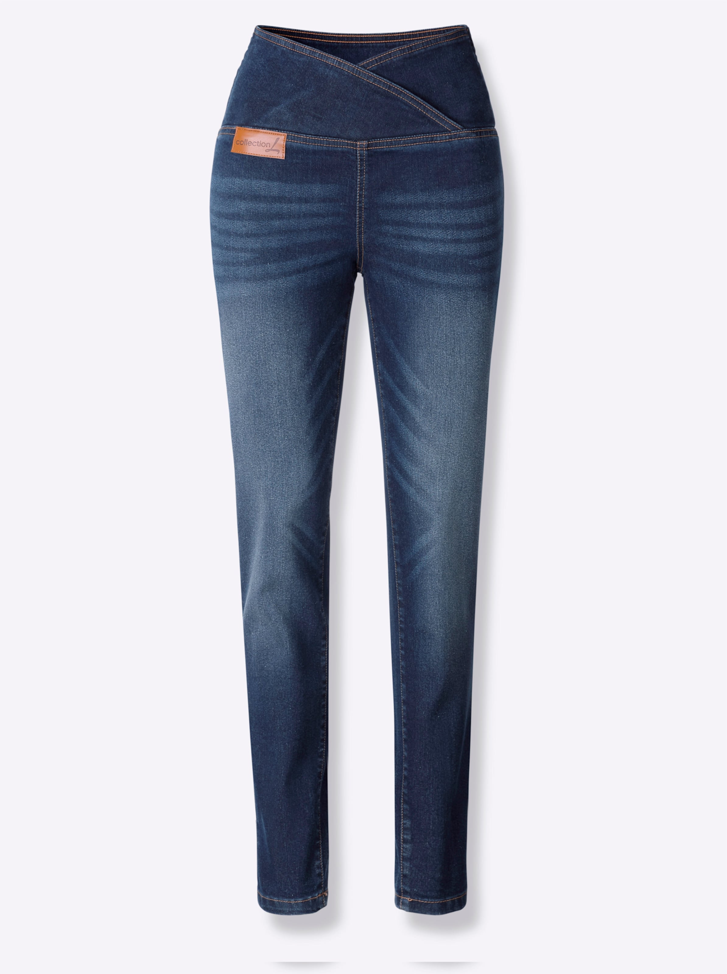 Sheego Damen Dark Blue Stretch-Jeans - Bild 3