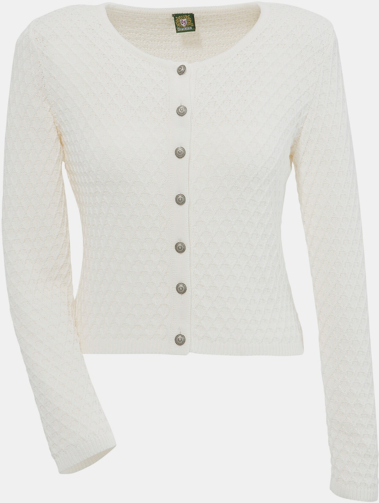 OS-Trachten Trachtenstrickjacke - ecru