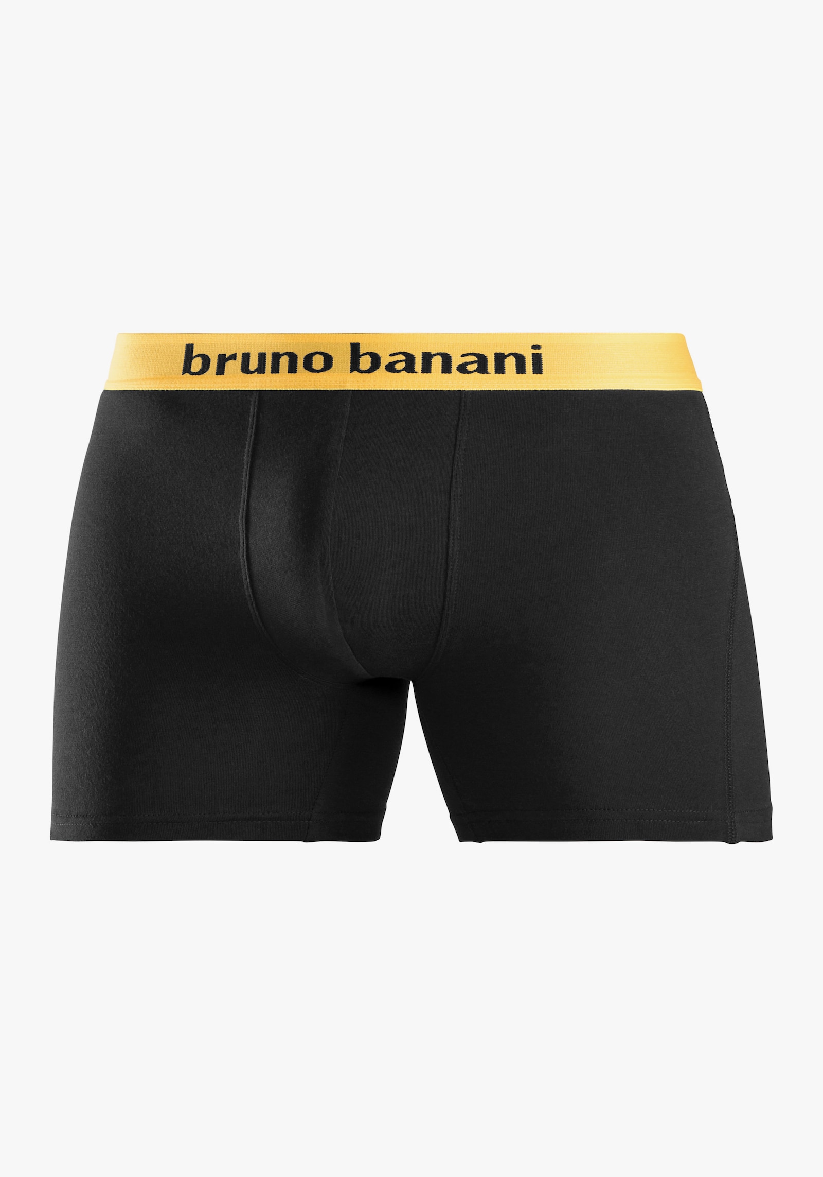 Bruno Banani Boxer - schwarz-orange, schwarz-türkis, schwarz-gelb, schwarz-lila