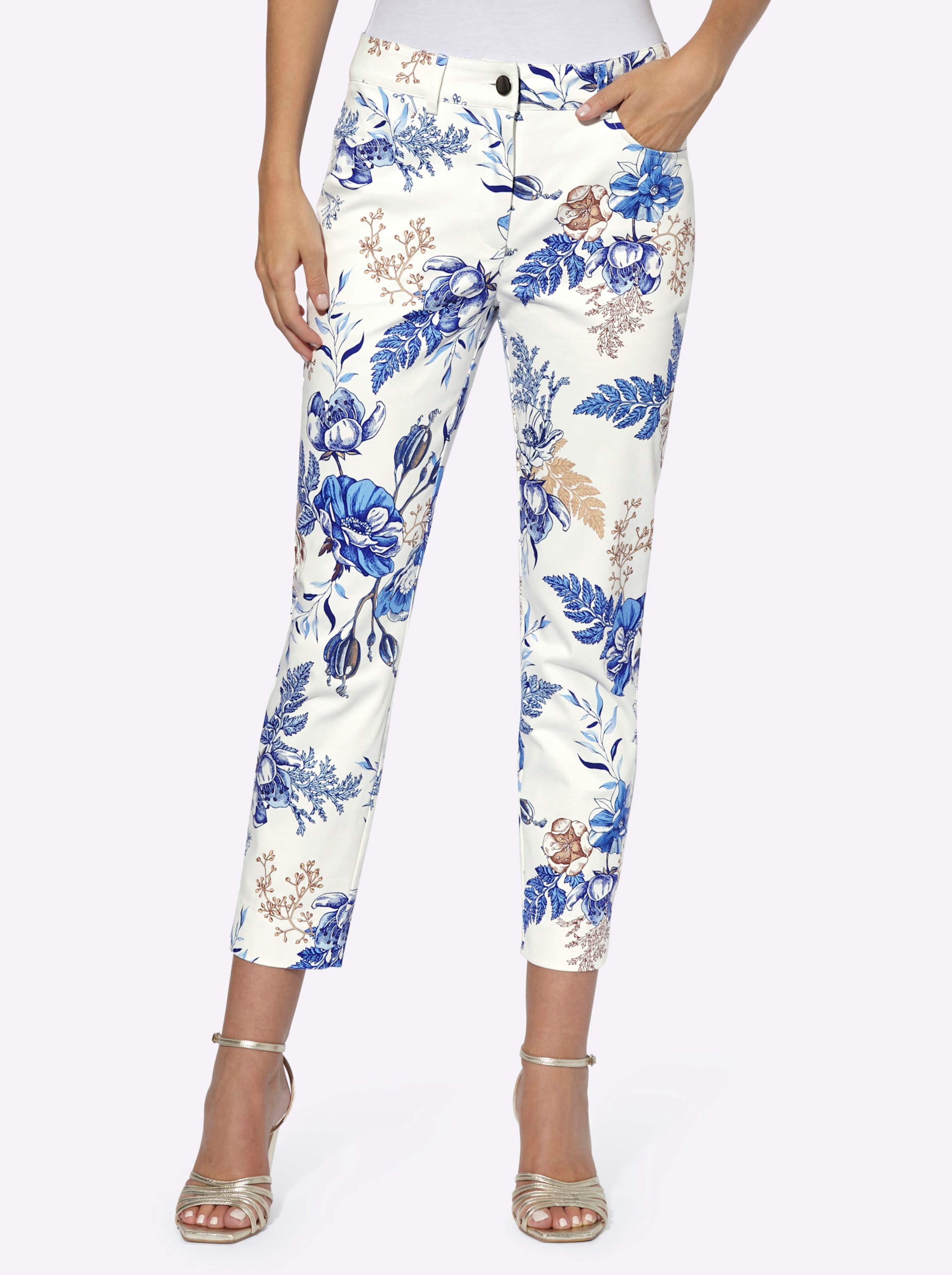 Broek met print