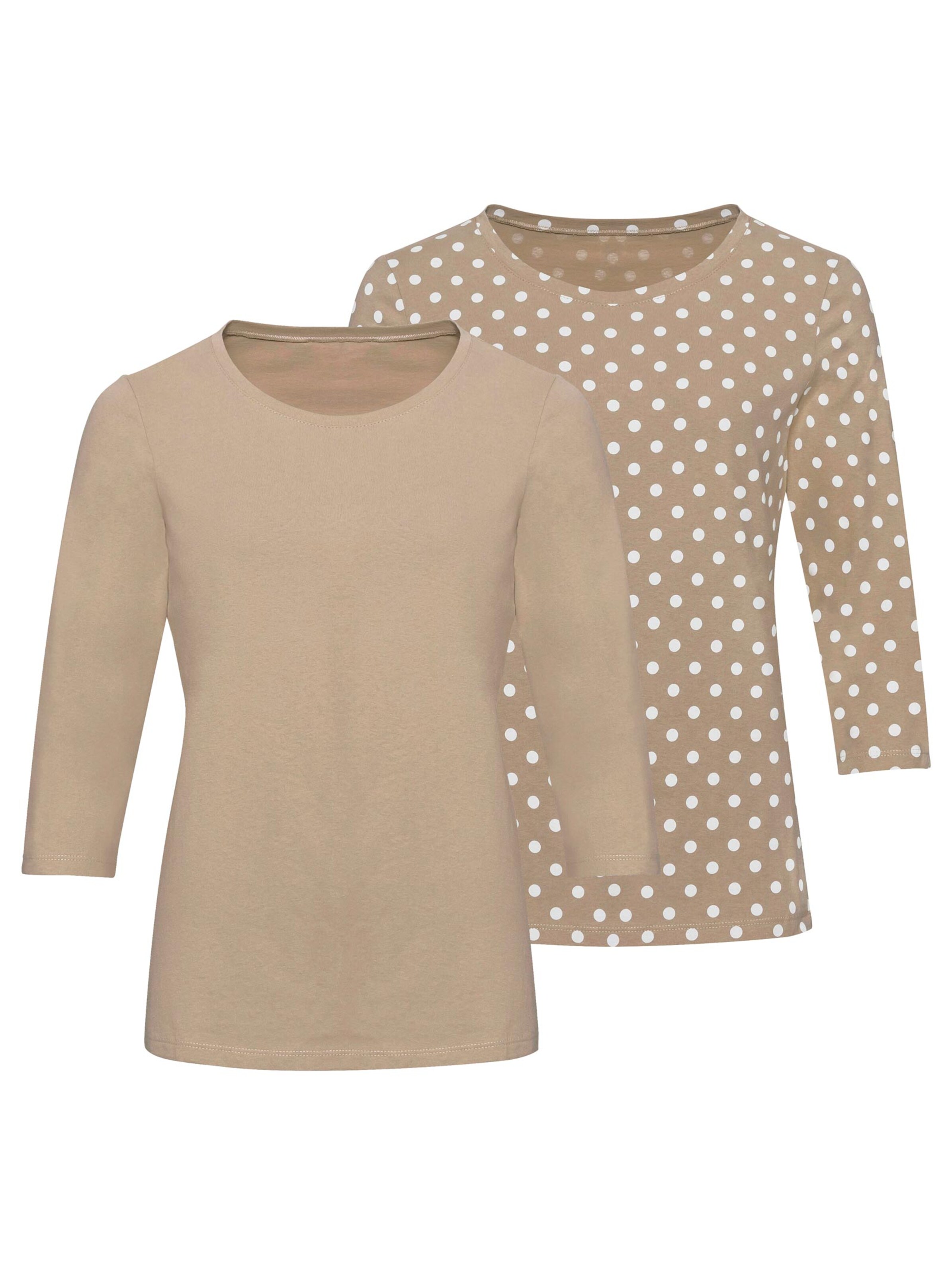 Doppelpack Shirts - beige