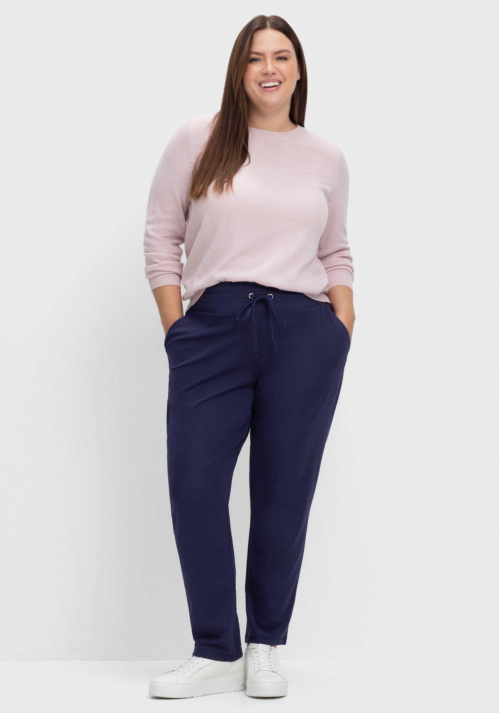 Schlupfhose in Stretch-Qualität - nachtblau